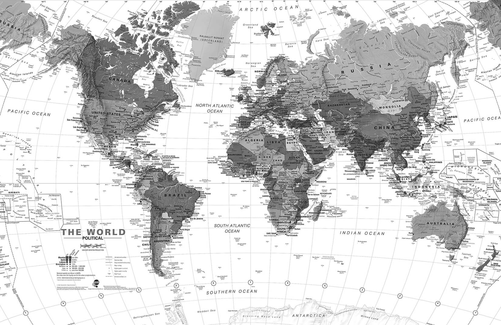 Mappa del mondo vintage, 2673x1969 2K, PC