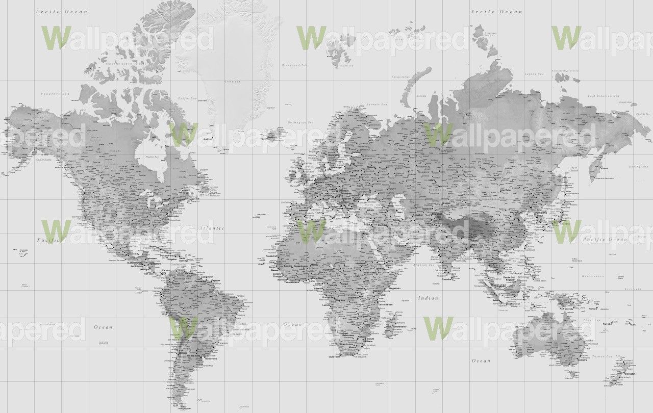 Mappa del mondo nera, 1920x1200 Full HD+, PC