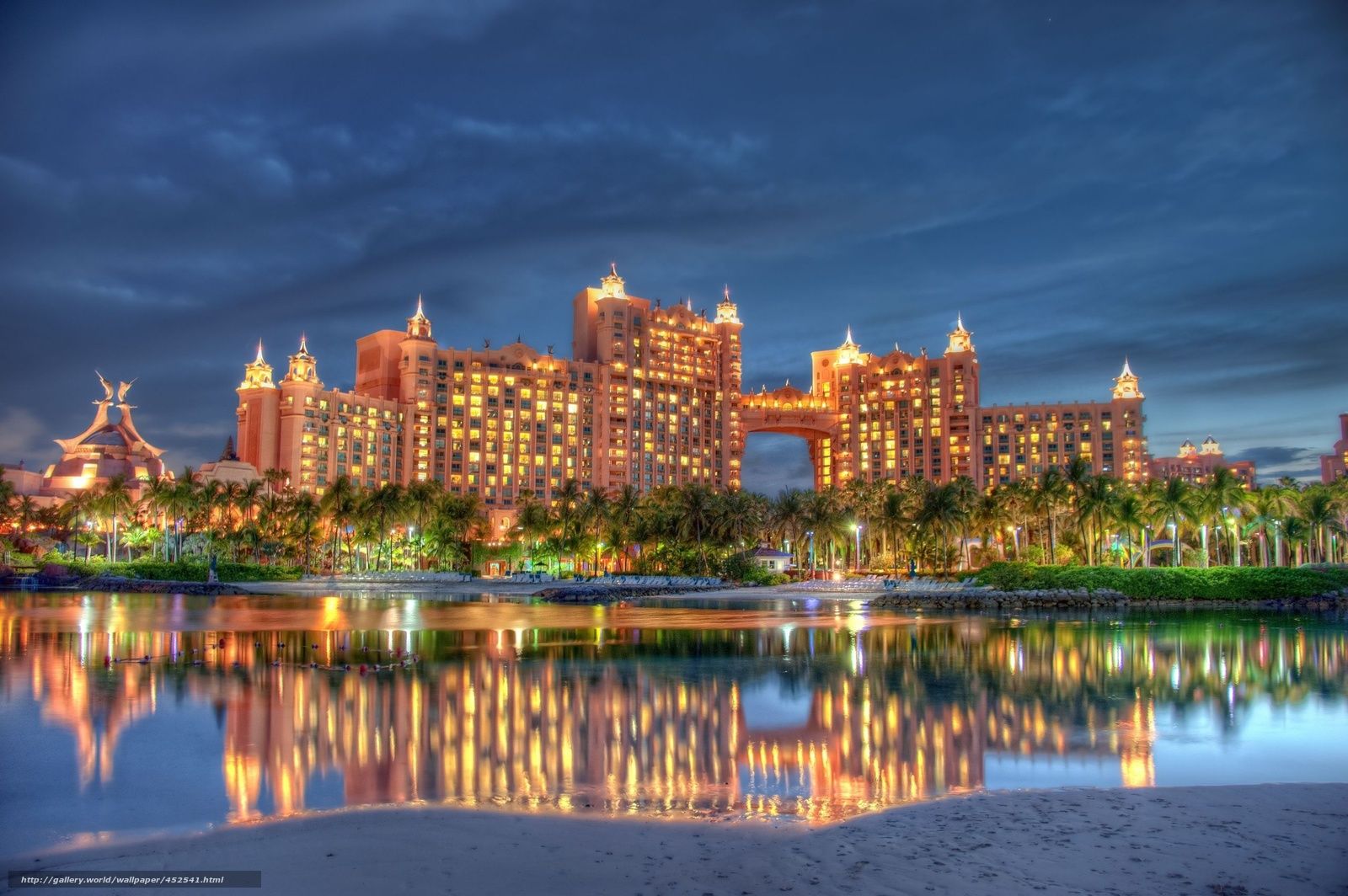 Atlantis Resort Bahamas notturno, 1600x1064 HD, PC