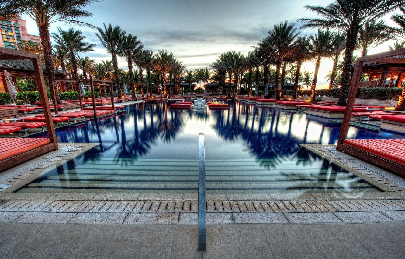 Piscina resort Atlantis Bahamas, 1332x850 720p, PC