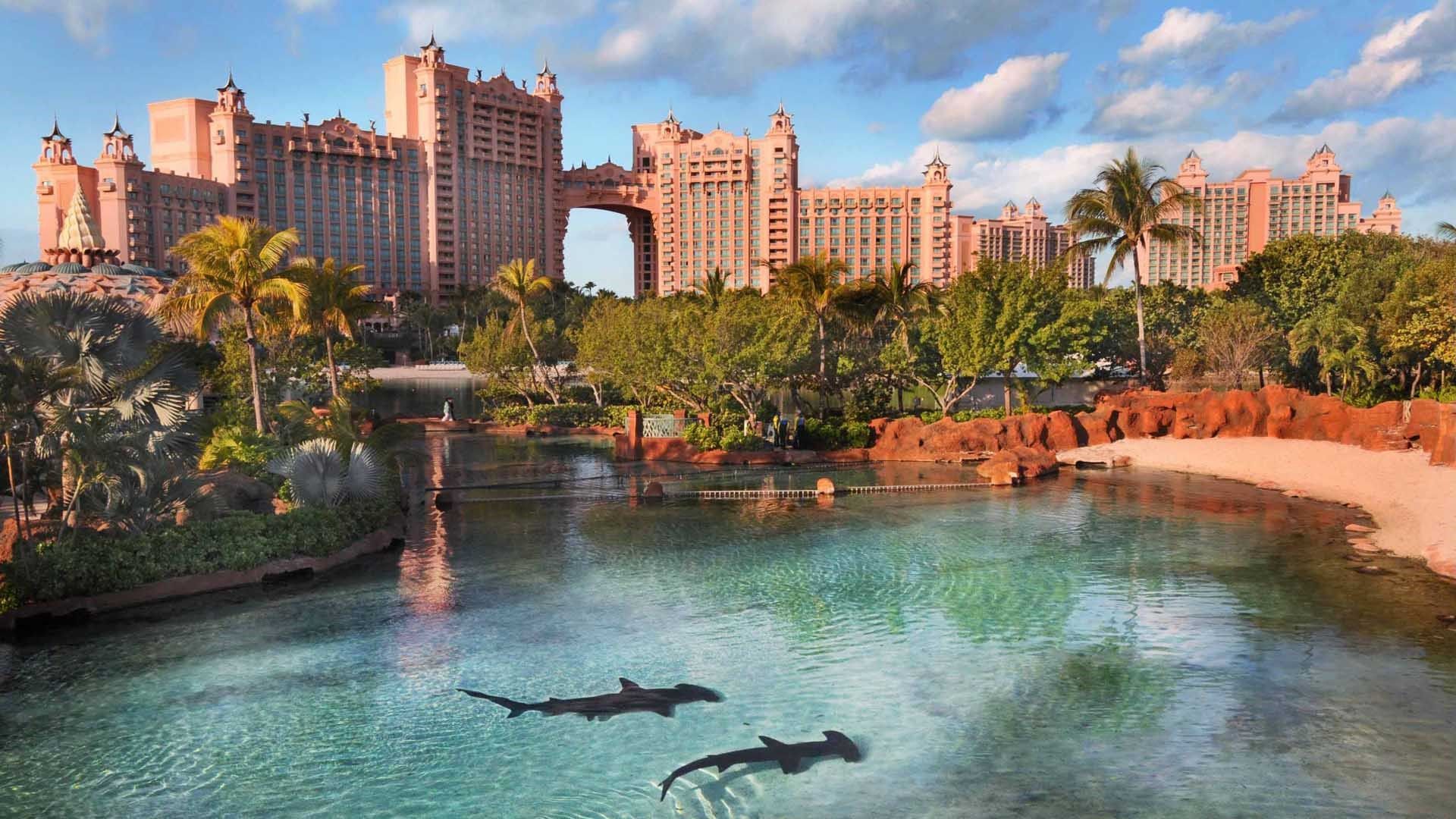 Resort Atlantis Bahamas laguna, 1920x1080 Full HD, Desktop