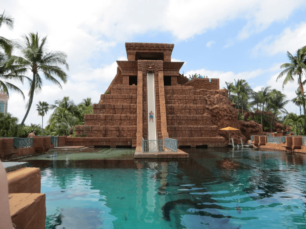 Piramide scivolo acquatico Atlantis, 1024x768 HD, PC