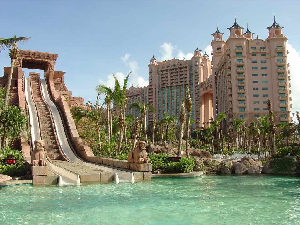 Resort Atlantis Bahamas piscina, 1024x768 HD, Laptop
