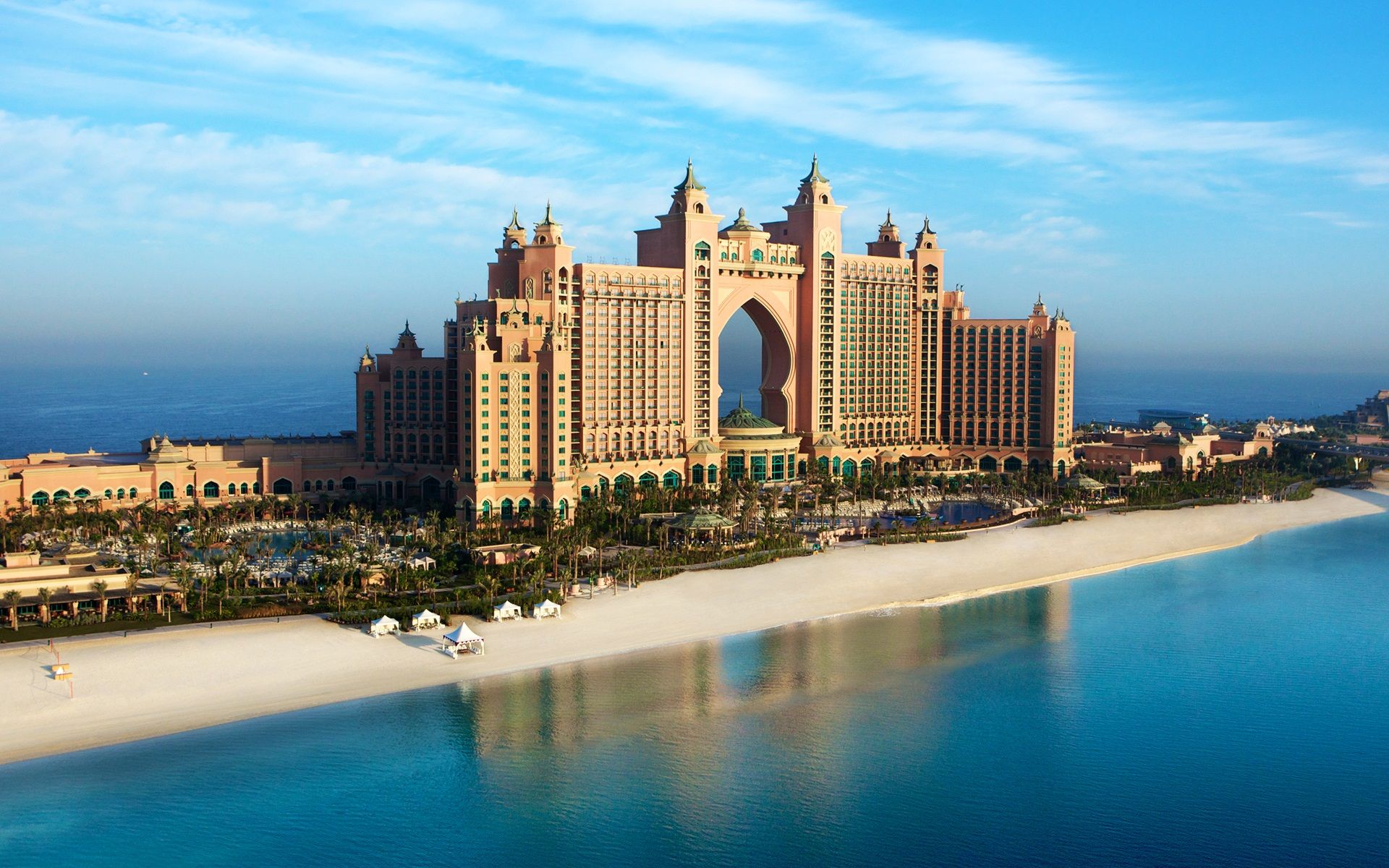 Hotel Atlantis su spiaggia, 1920x1200 Full HD+ WUXGA, Desktop
