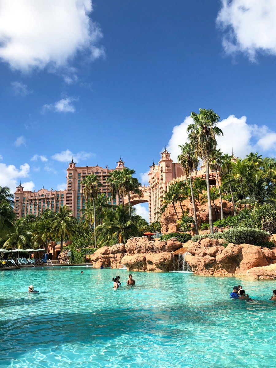 Resort Atlantis Bahamas piscina, 900x1199 Full HD Verticale, iPhone