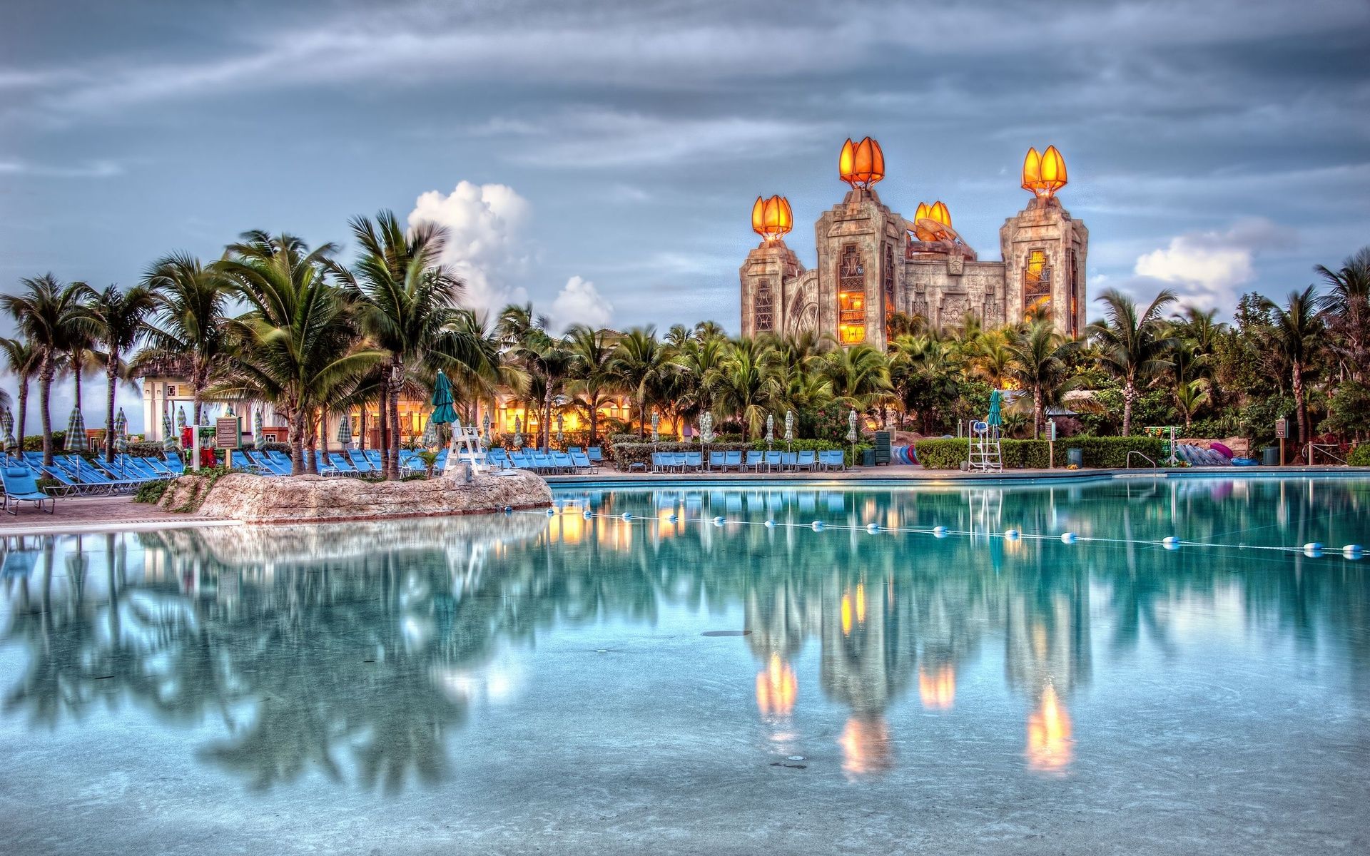 Atlantis Resort Bahamas piscina, 1920x1200 Full HD+, iMac