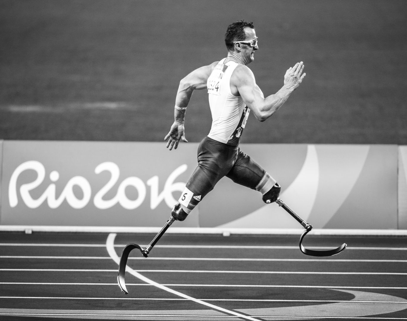 Atleta paralimpico Rio 2016 corsa, 1366x1080 720p, Laptop