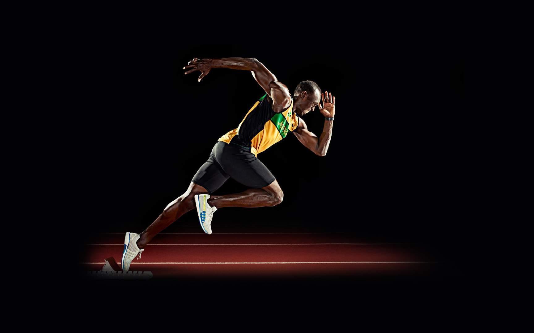 Usain Bolt atleta che corre, 1728x1080 900p, PC