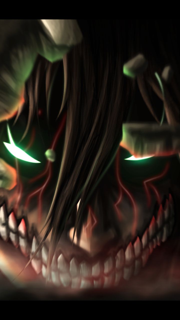 Eren Titan Attack on Titan, giganti, 720x1280 Verticale, Mobile