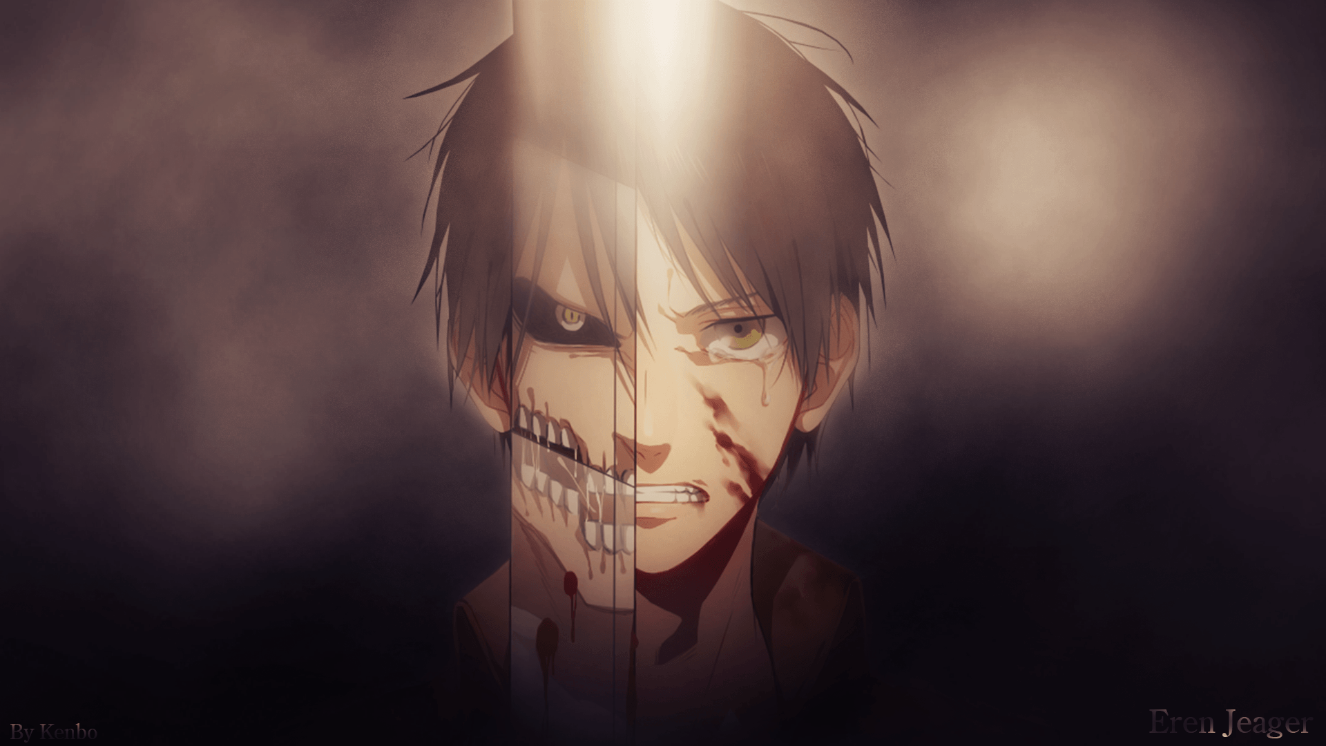 Eren Yeager Attack on Titan, 1920x1080 Full HD, Laptop