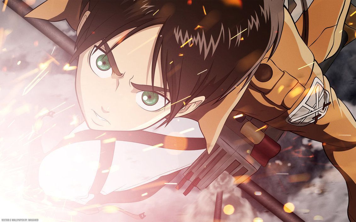 Eren Yeager Attack on Titan, 1131x707 HD, iMac