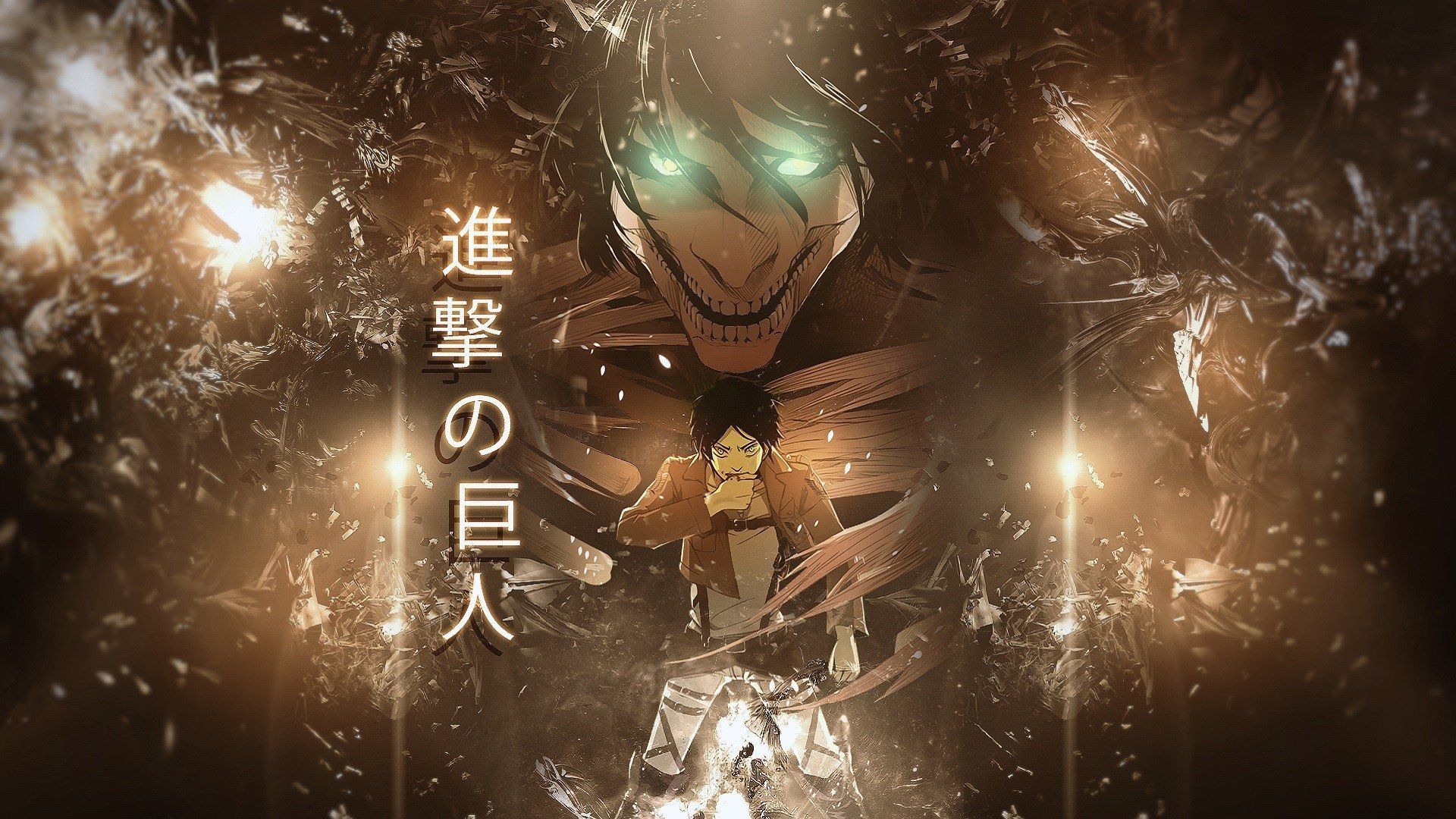 Eren Yeager Attack on Titan, 1920x1080 1080p, Laptop