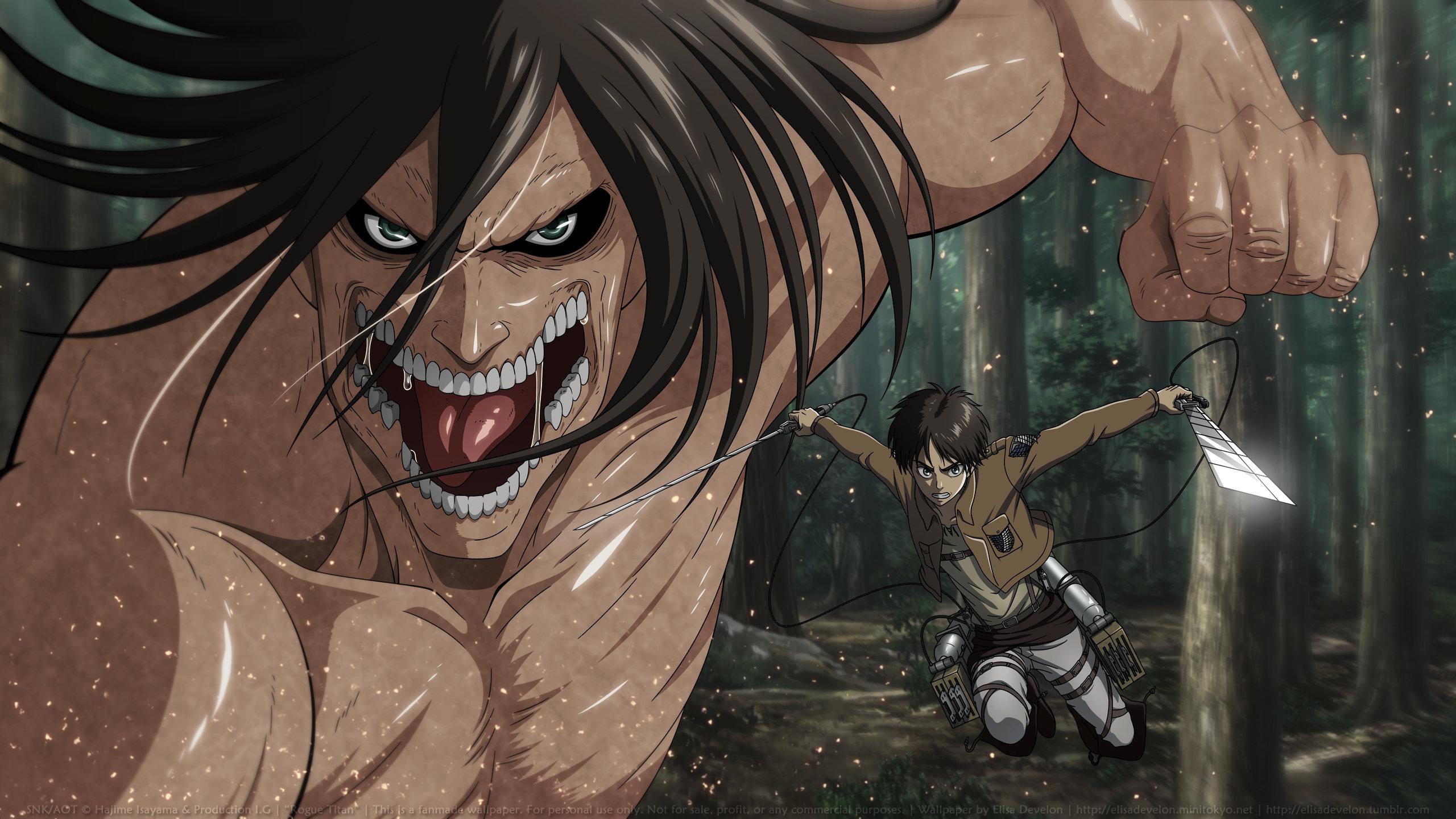 Eren Titan Attack on Titan, 2560x1440 1440p, Desktop