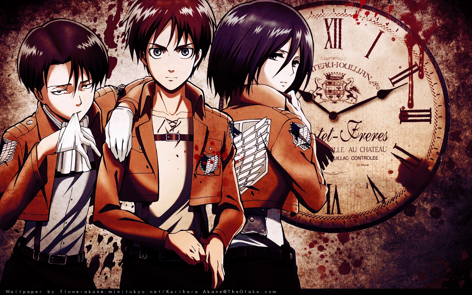 Eren, Levi, Mikasa Attack on Titan, 1920x1200 WUXGA, PC