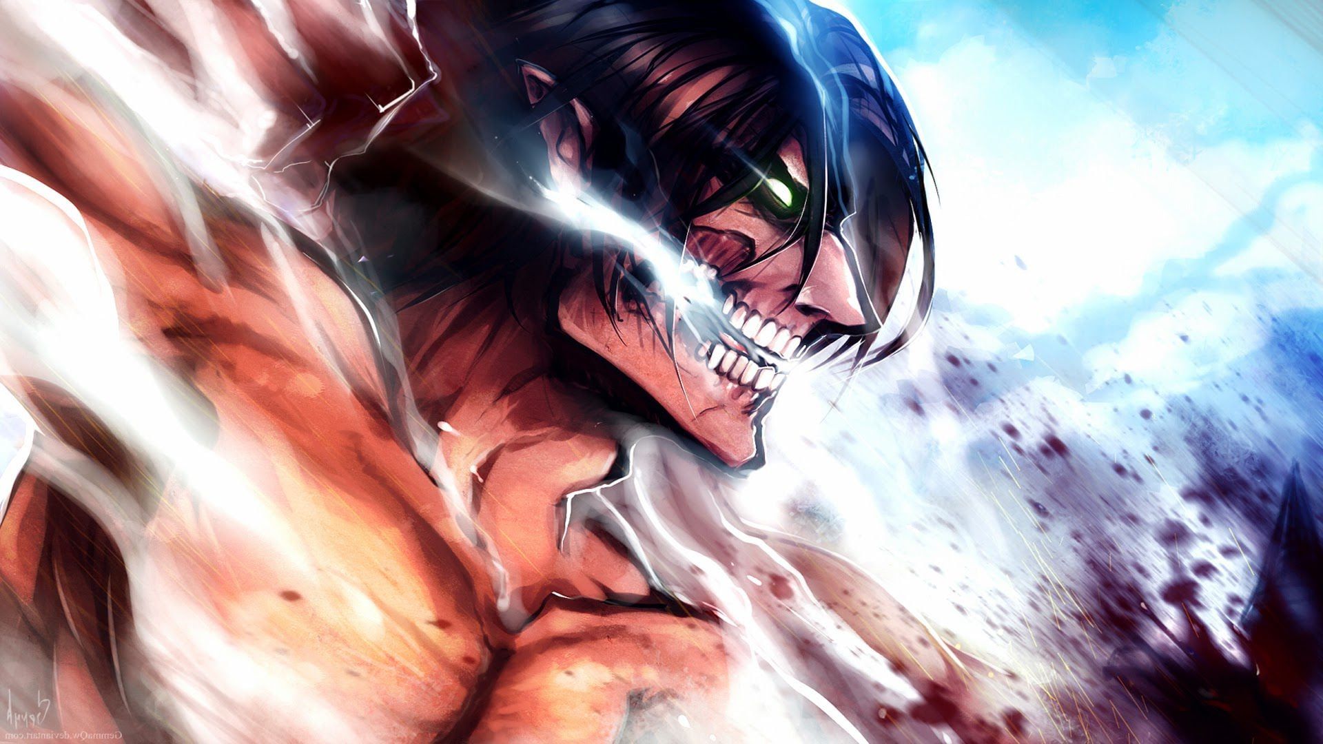 Eren Titan Attack on Titan, 1920x1080 Full HD 1080p, PC