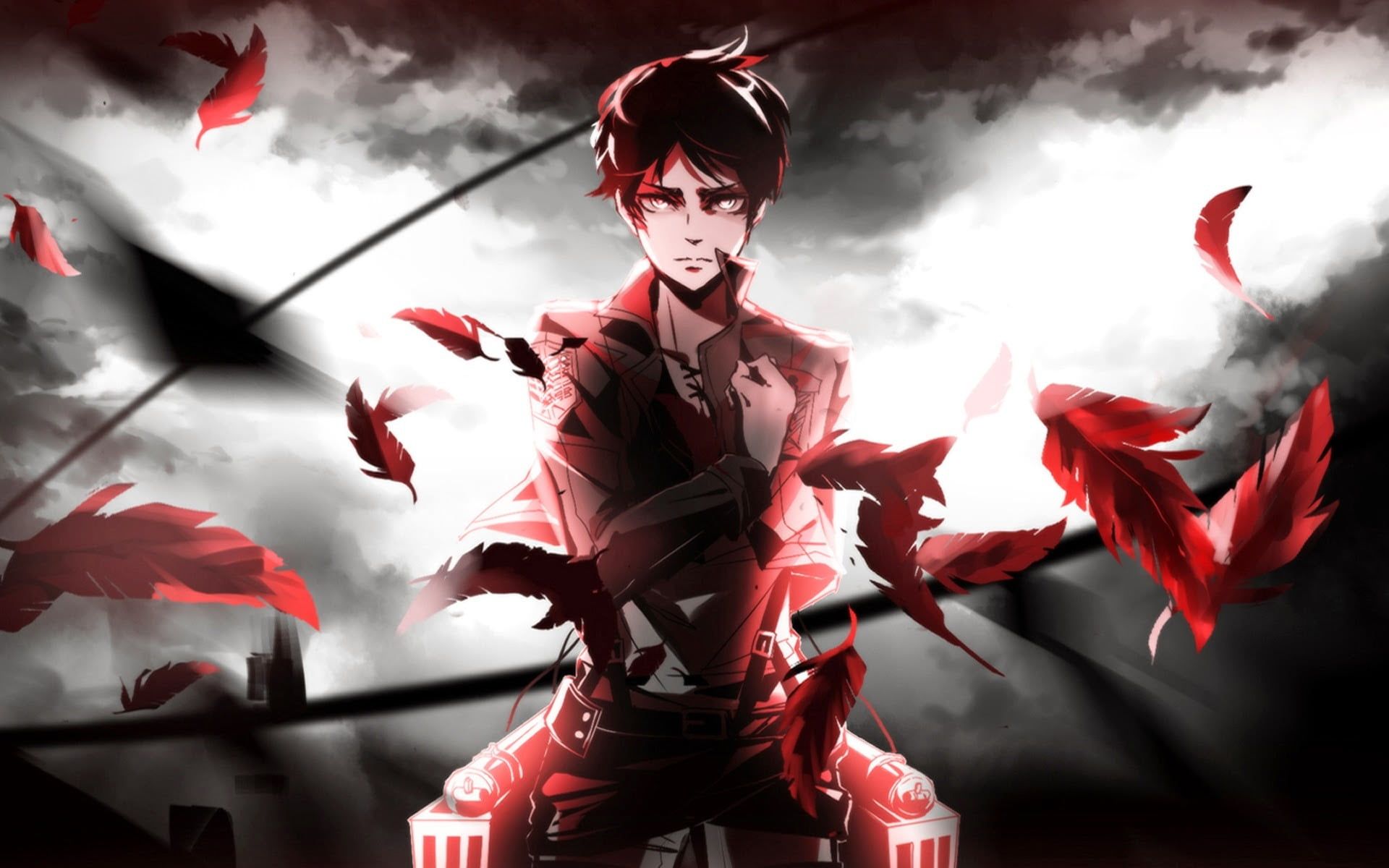 Eren Yeager Attack on Titan, giganti, 1920x1200 WUXGA, PC
