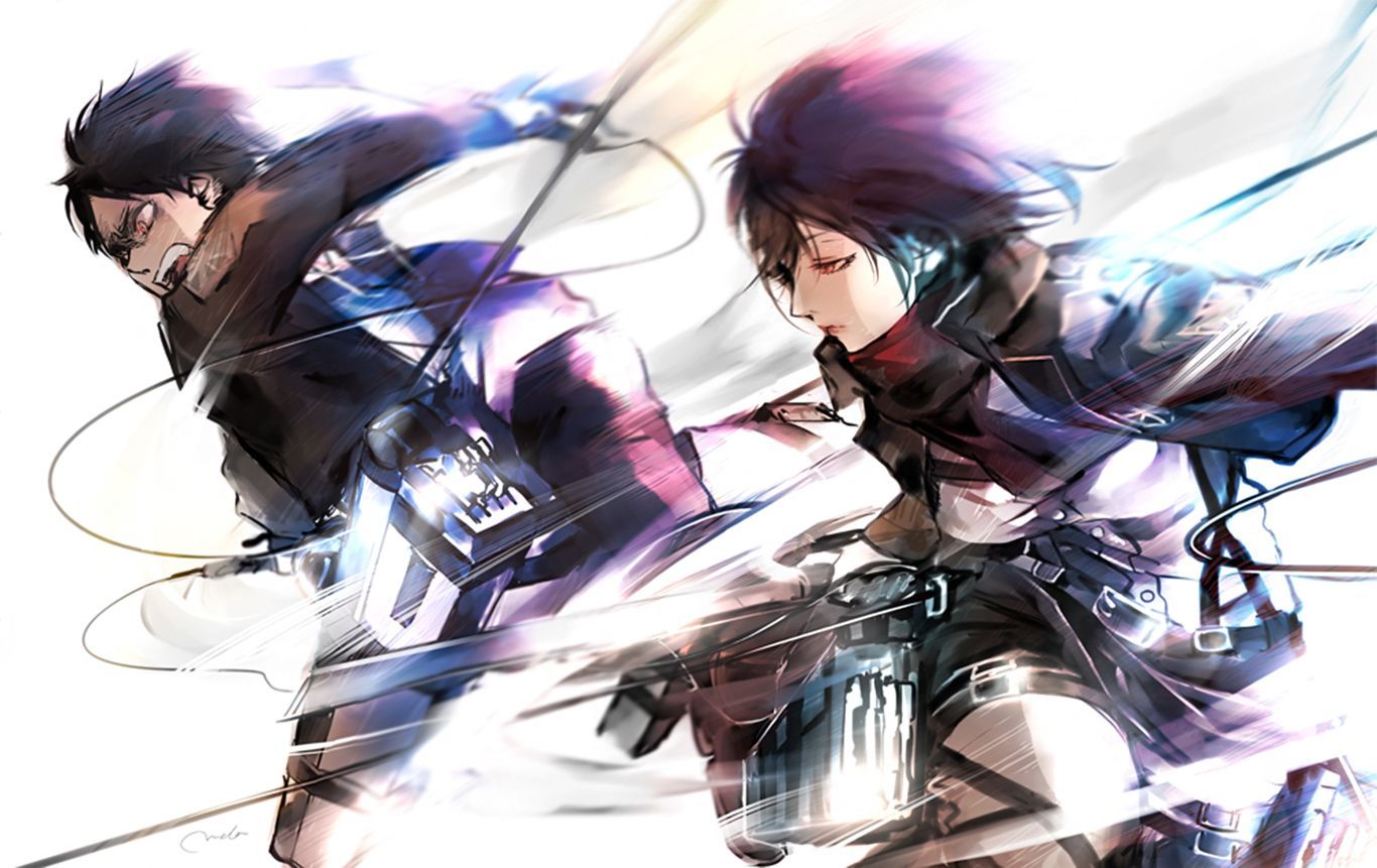 Mikasa Ackerman capelli lunghi, 1920x1080 Full HD 1080p, Laptop