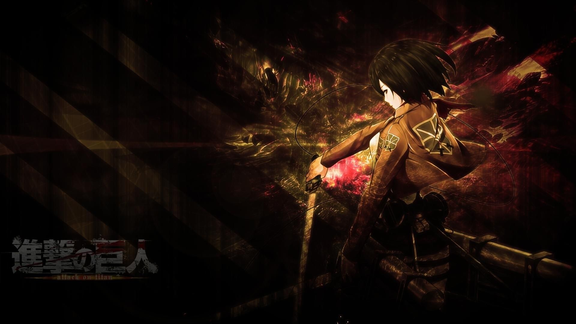 Mikasa Attack on Titan spada, 1920x1080 Full HD 1080p, PC