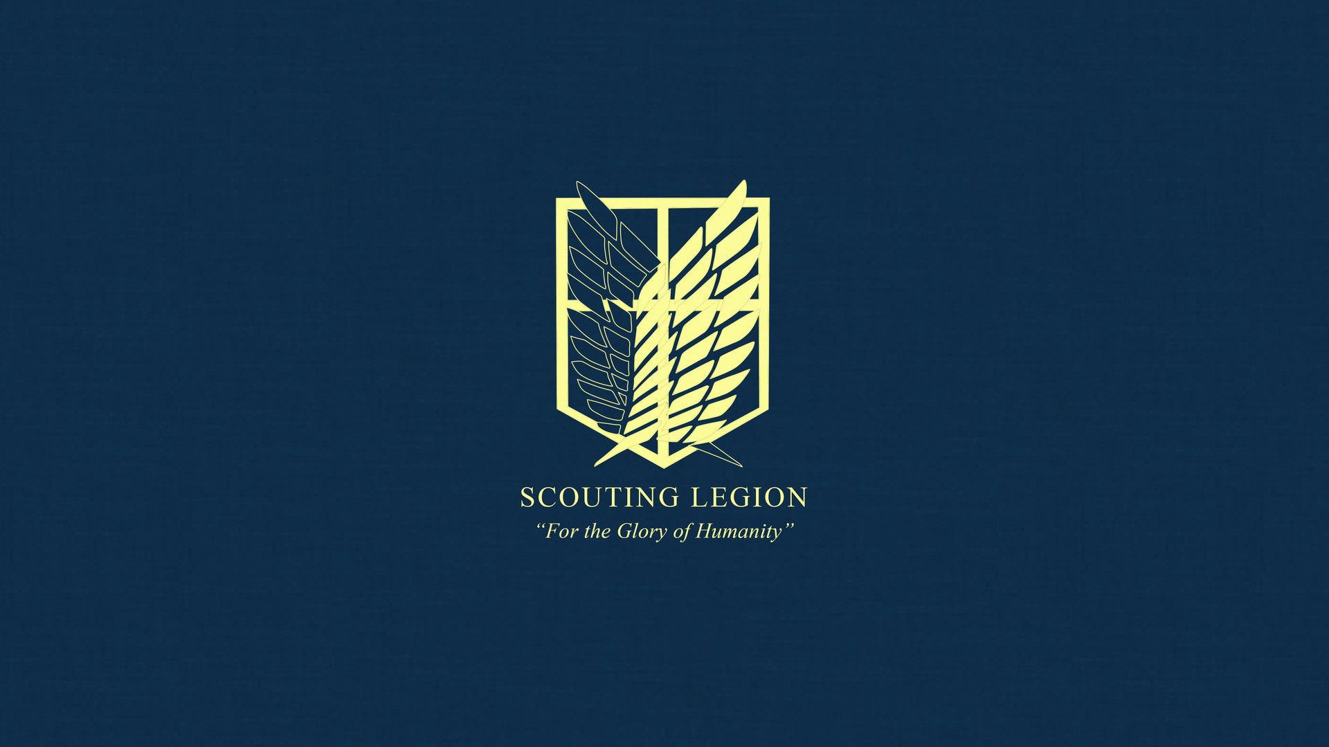 Logo Scouting Legion Attack on Titan, 1920x1080 Full HD 1080p, PC Desktop