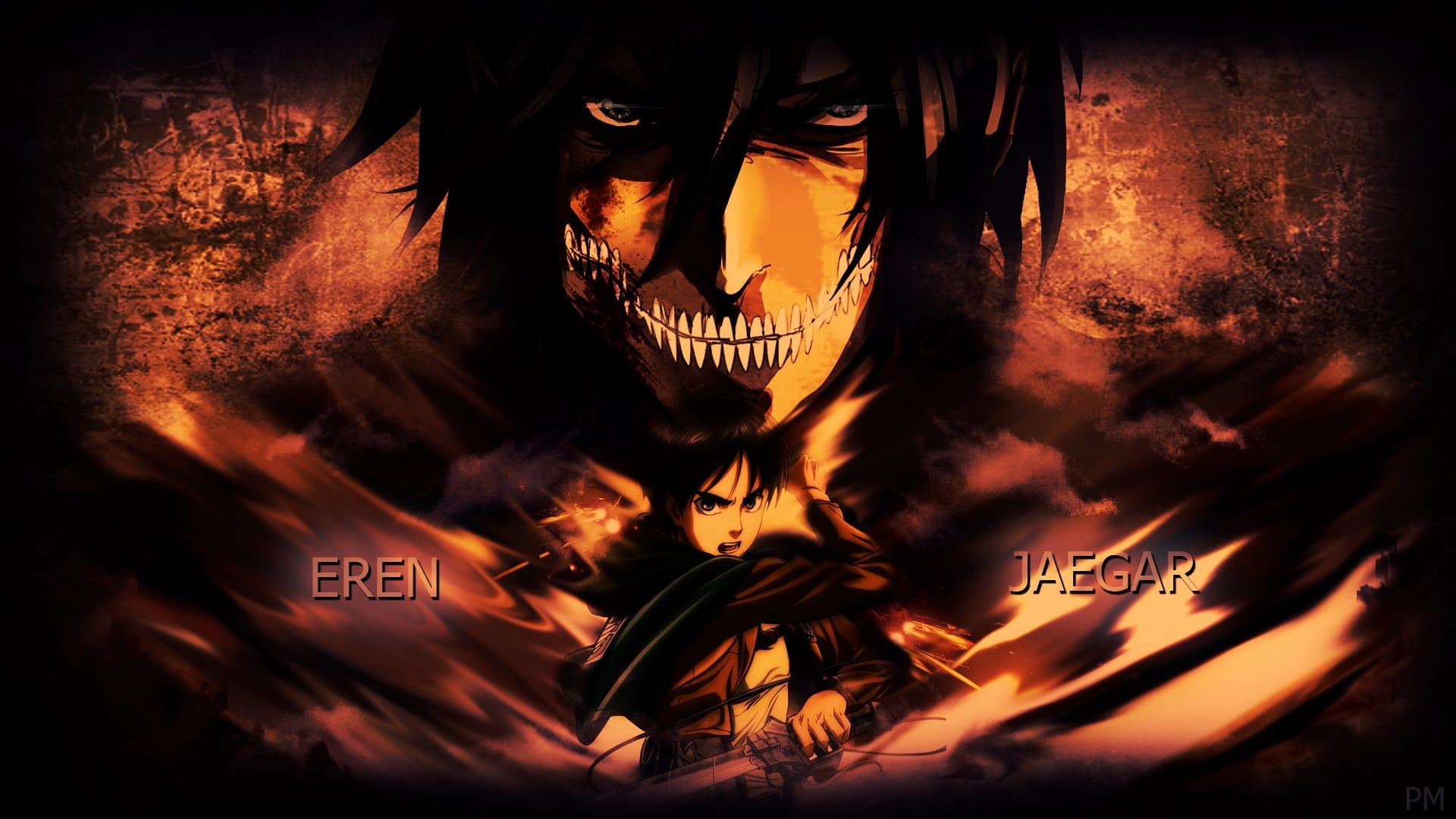 Eren Jaeger Attack on Titan, 1920x1080 Full HD, Desktop