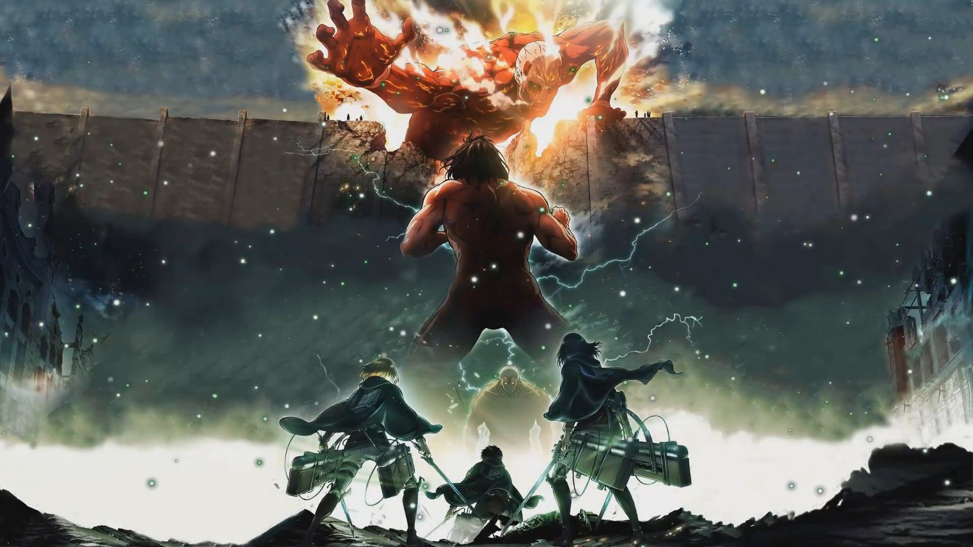 Attack on Titan, Titano Colossale battaglia, 1920x1080 1080p, Laptop