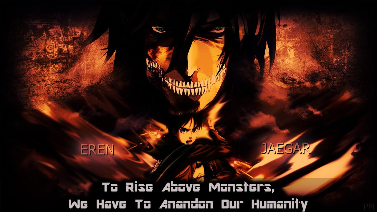 Eren Jaeger Titano Attack on Titan, 1280x720 HD, PC Desktop