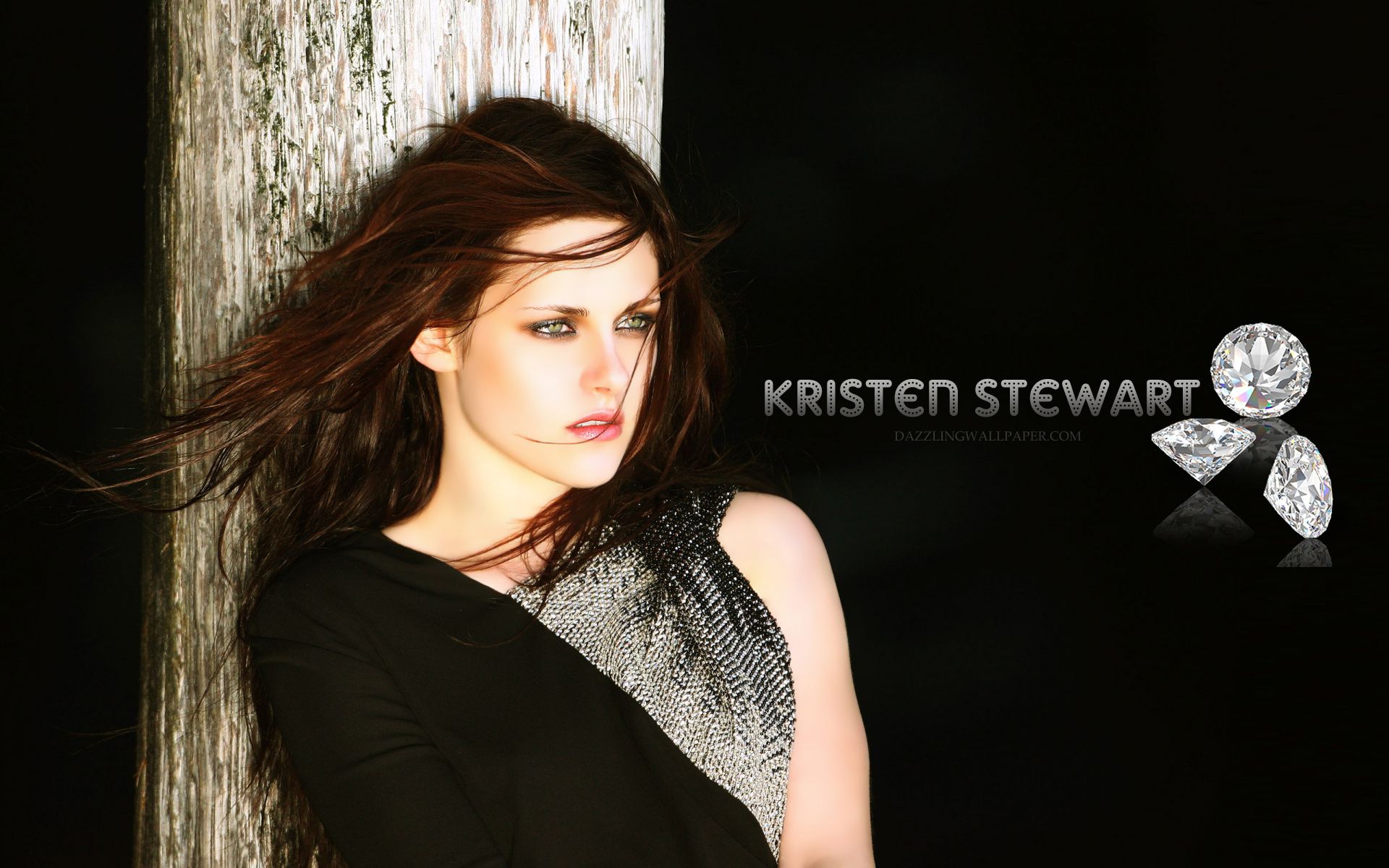 Kristen Stewart con diamanti, 1920x1200 WUXGA, PC Desktop