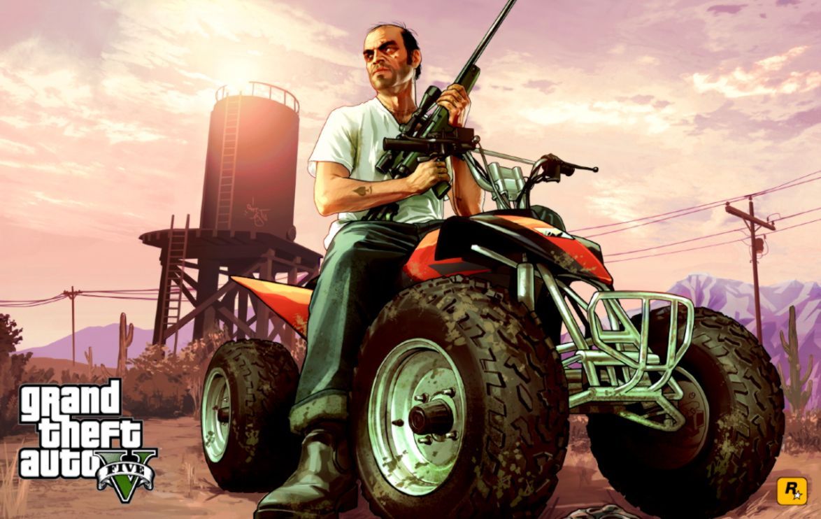 GTA V Trevor su ATV, Rockstar Games, 1174x742 HD, Laptop
