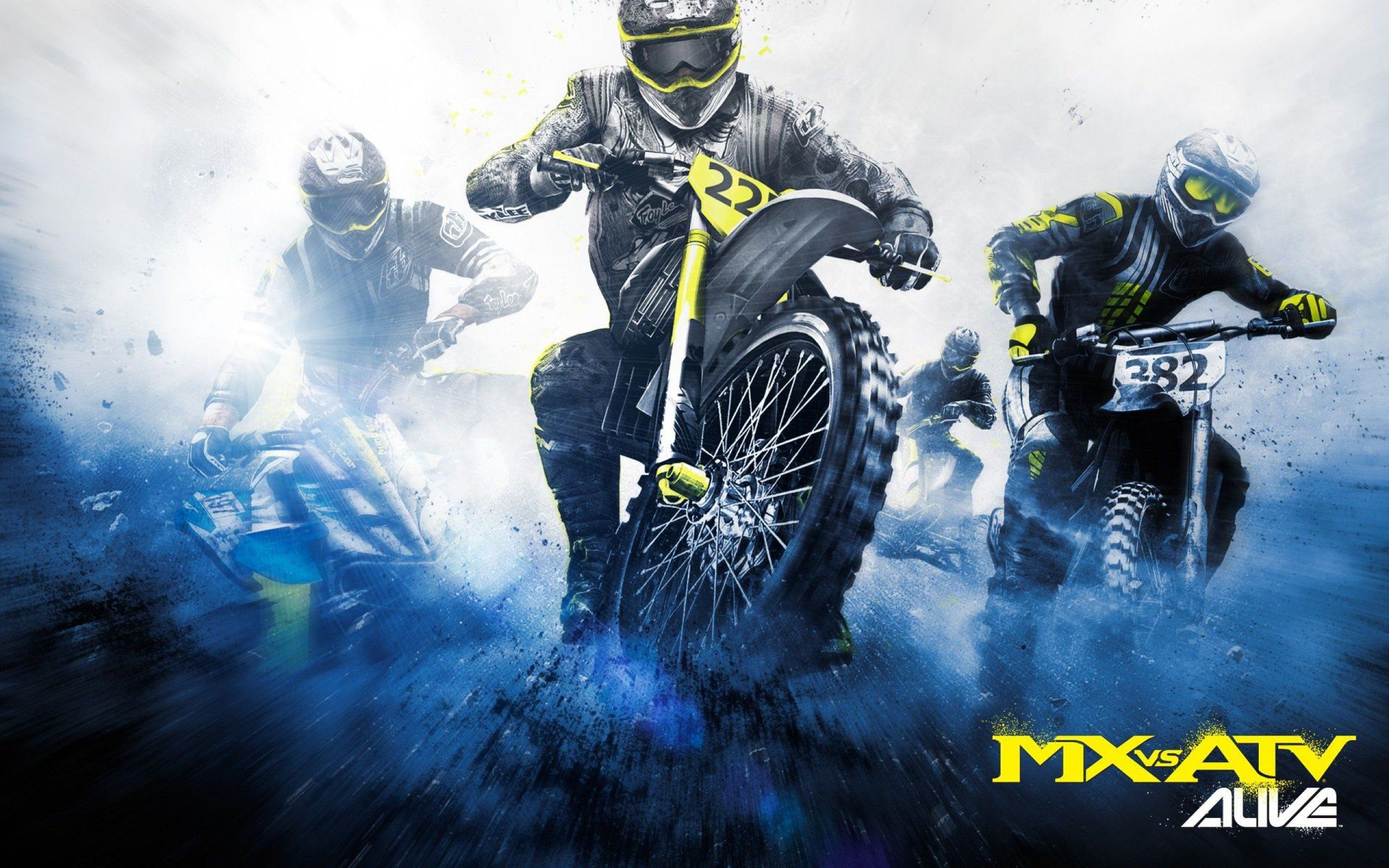 Motocross ATV corsa fango, 2560x1600 2K, Desktop