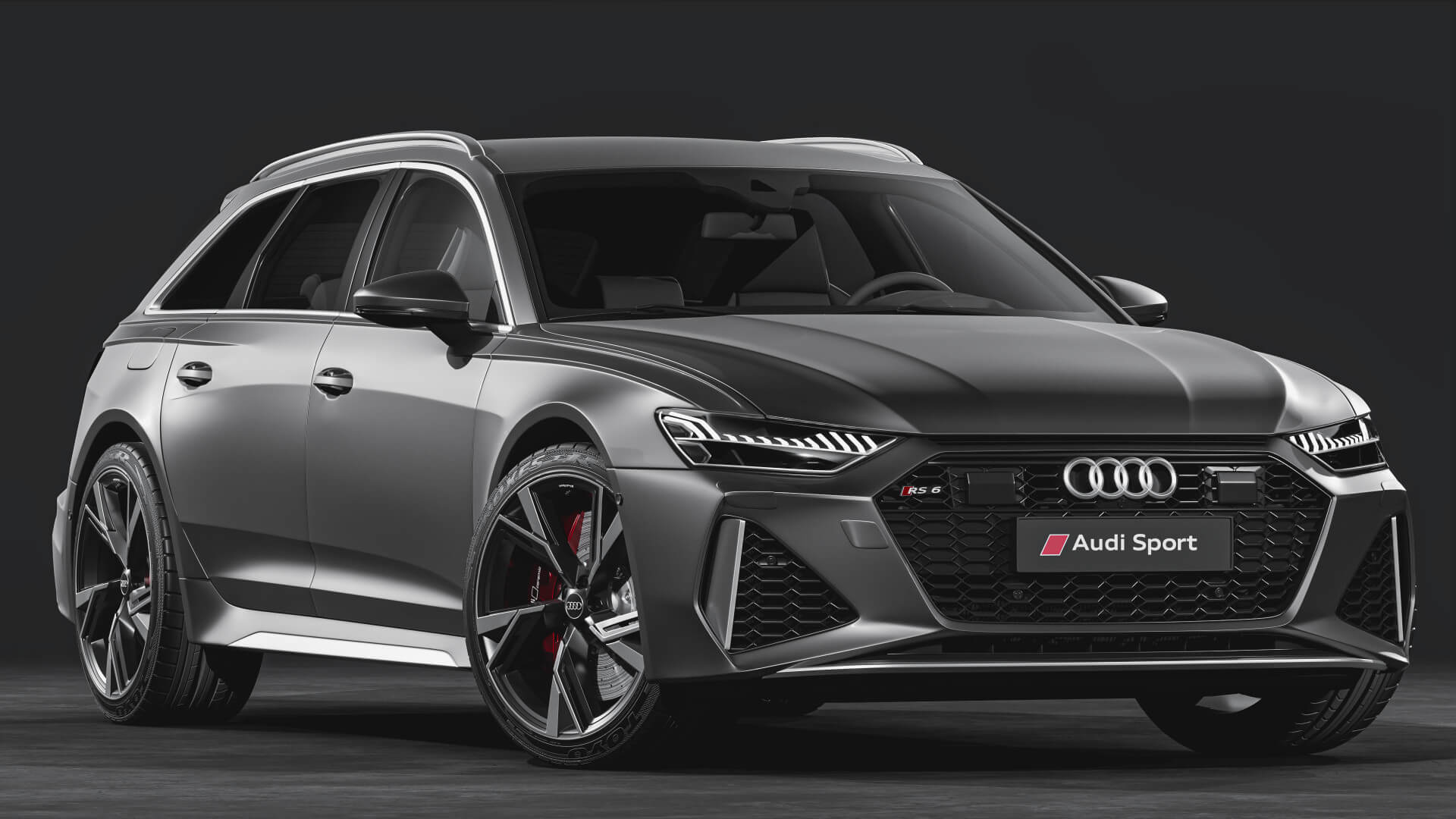 Audi RS6 Avant grigia, sfondi 1920x1080 1080p, PC
