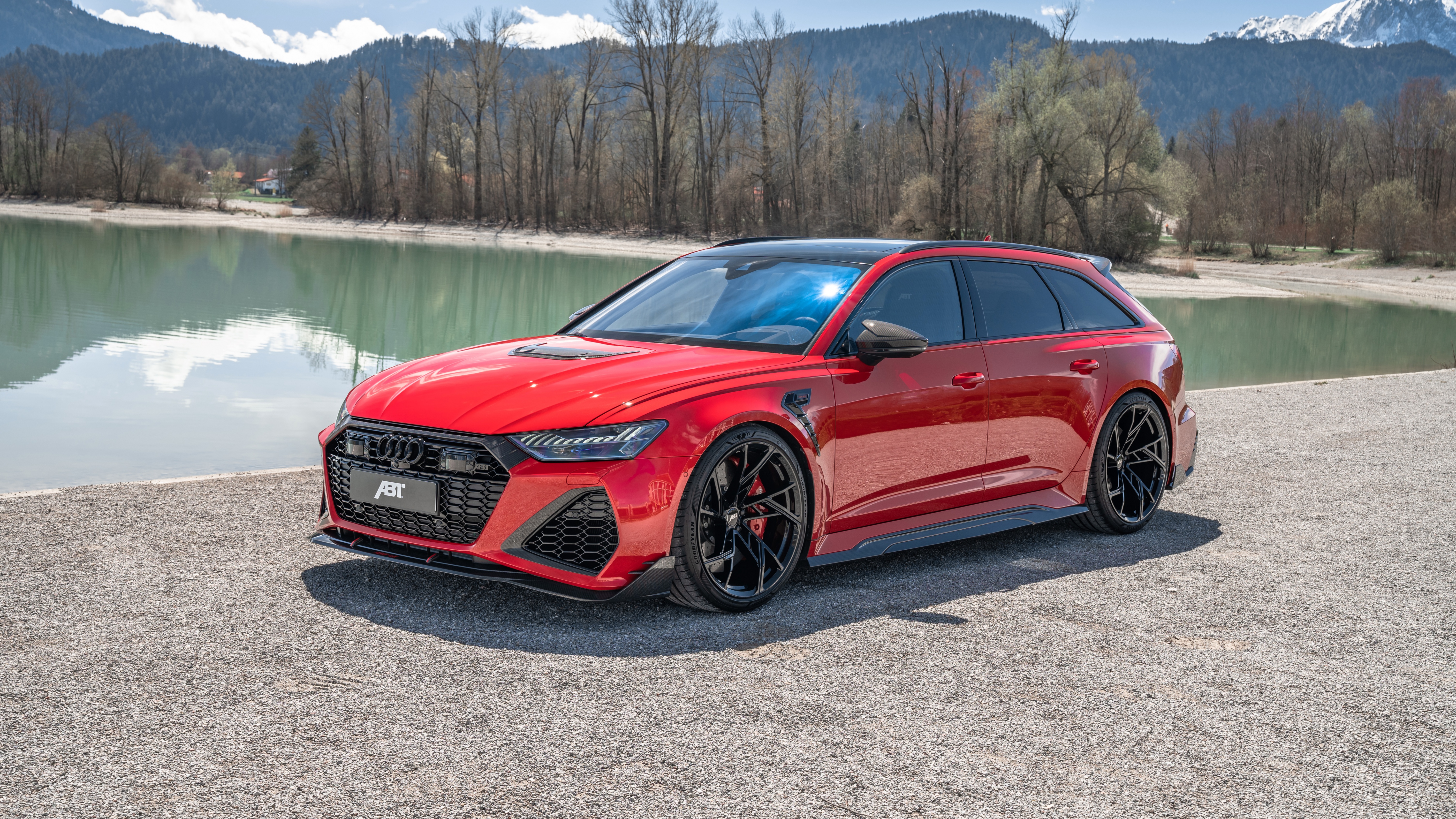 Audi RS6 rossa, sfondo 6016x3384 5K Ultra HD, 4K TV