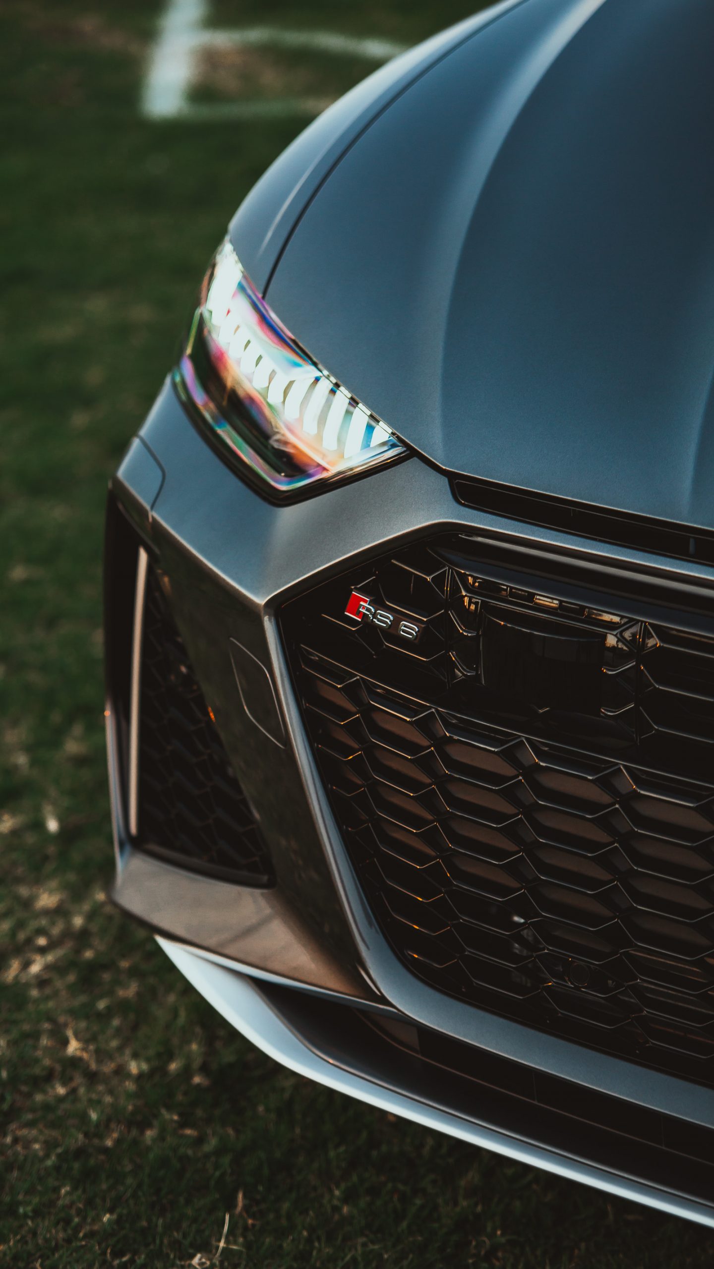 Audi RS6 fanale anteriore, 4.0 TFSI, sfondi 1440x2560 Verticale, Telefono
