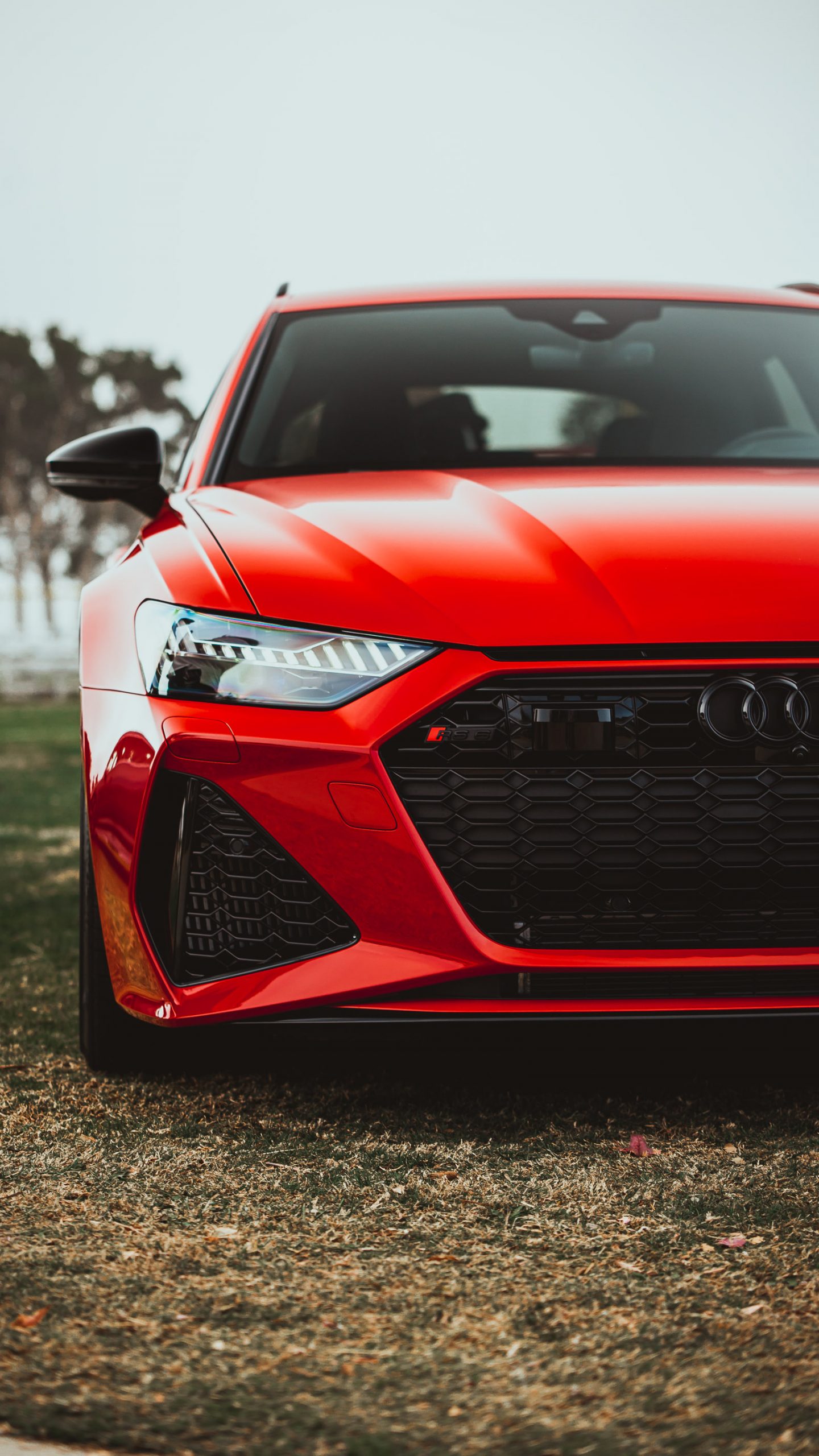 Audi RS6 rossa, quattro, 1440x2560 Full HD Verticale, Samsung Galaxy