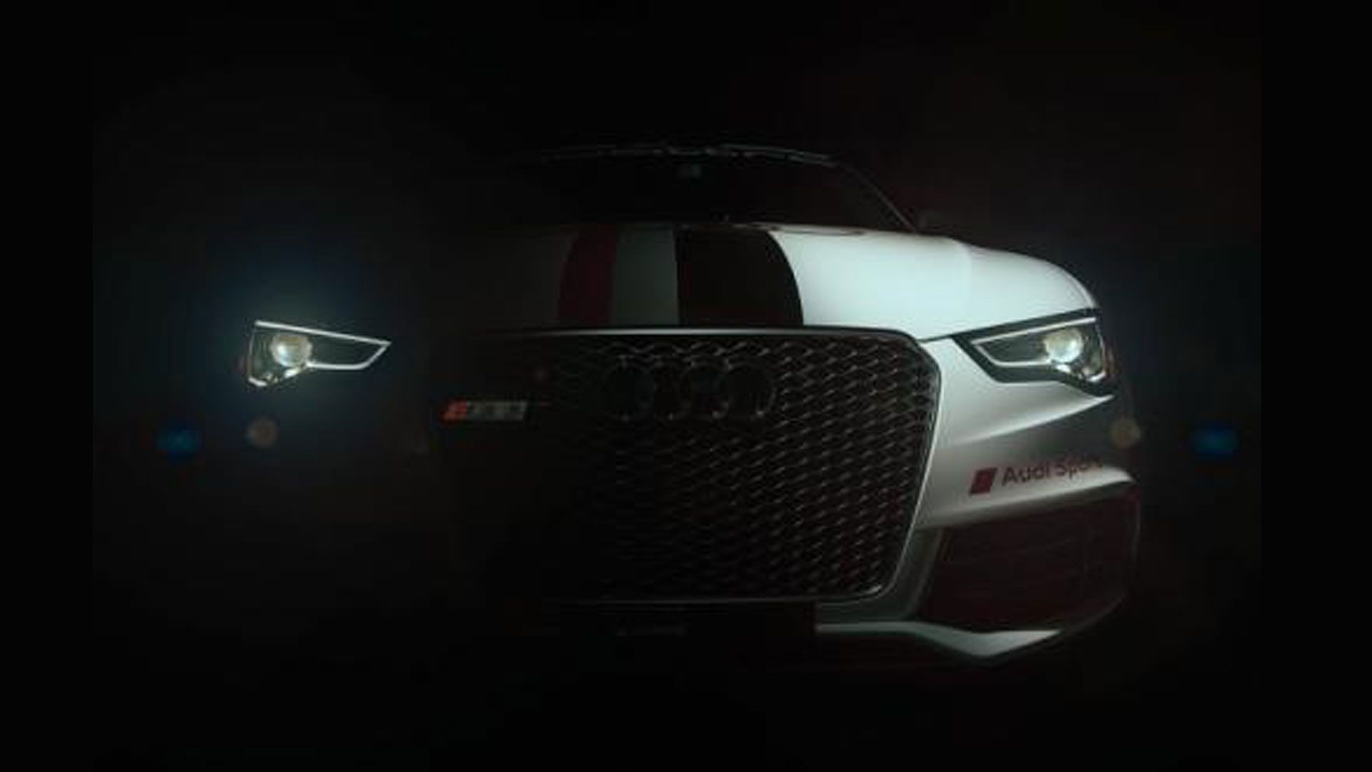 Audi RS5 strisce rosse buio, V6 biturbo, 1920x1080 Full HD, PC Desktop