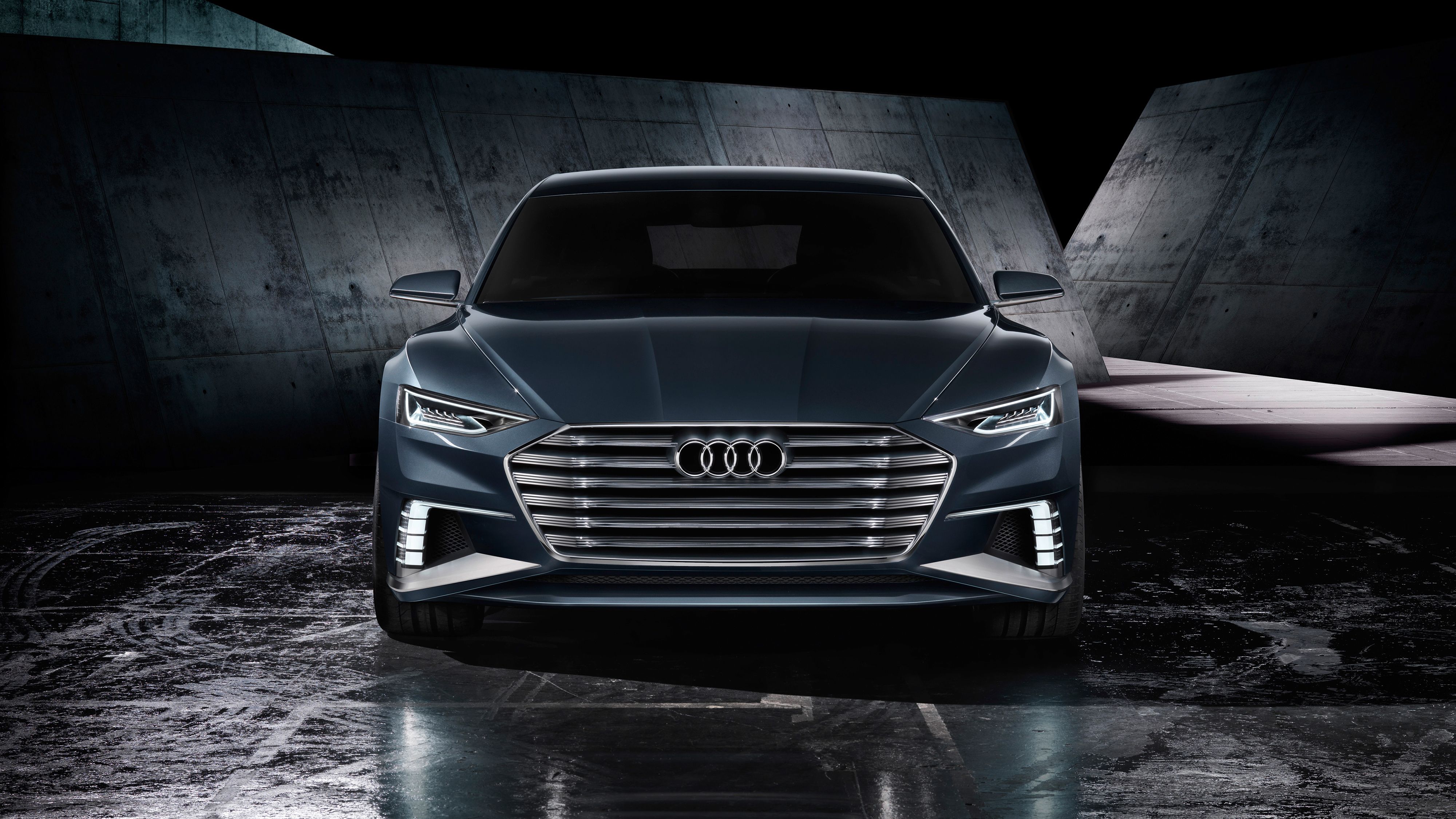 Audi A8 concept grigia, 4000x2250 Ultra HD, 4K TV