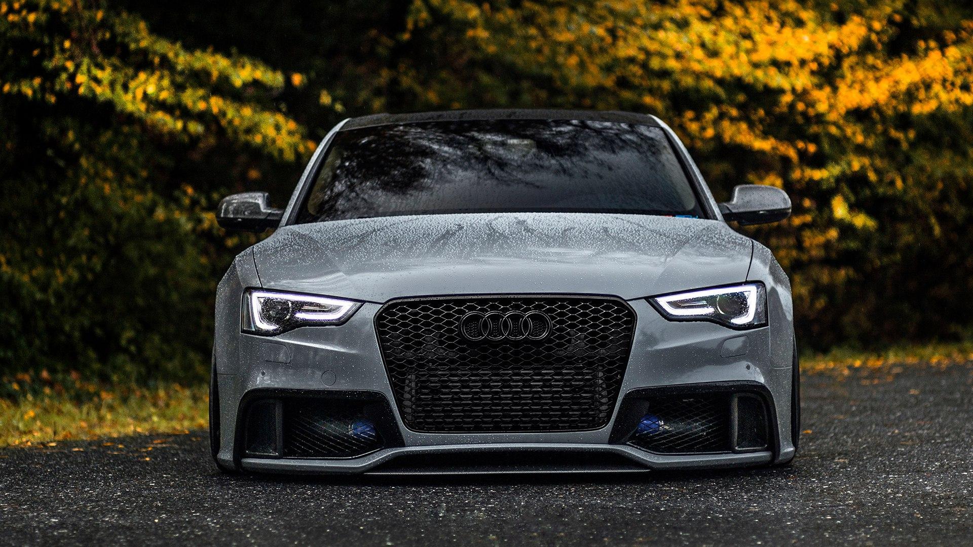 Audi RS5 grigia bosco, coupé, 1920x1080 Full HD, PC Desktop