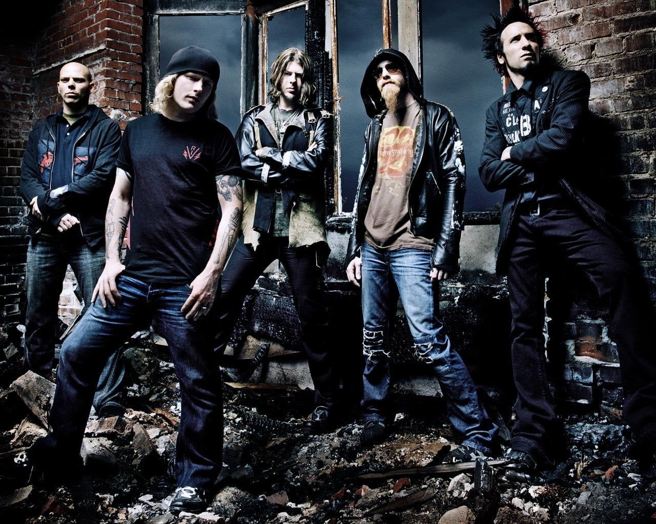 Banda rock in edificio abbandonato, 1280x1024 HD, Desktop