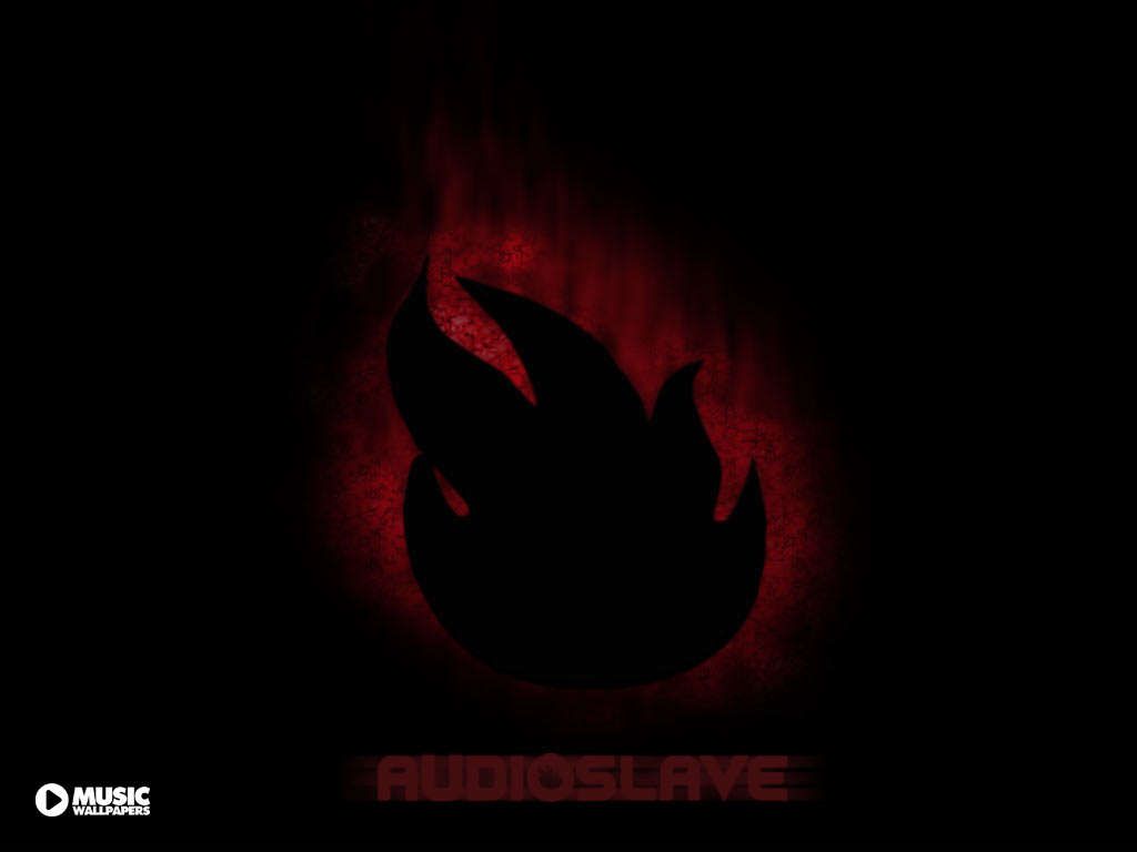 Logo fiamma Audioslave rosso nero, 1024x768 HD, Laptop
