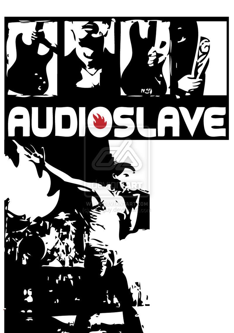 Poster band Audioslave bianco nero, 800x1140 Verticale, Mobile