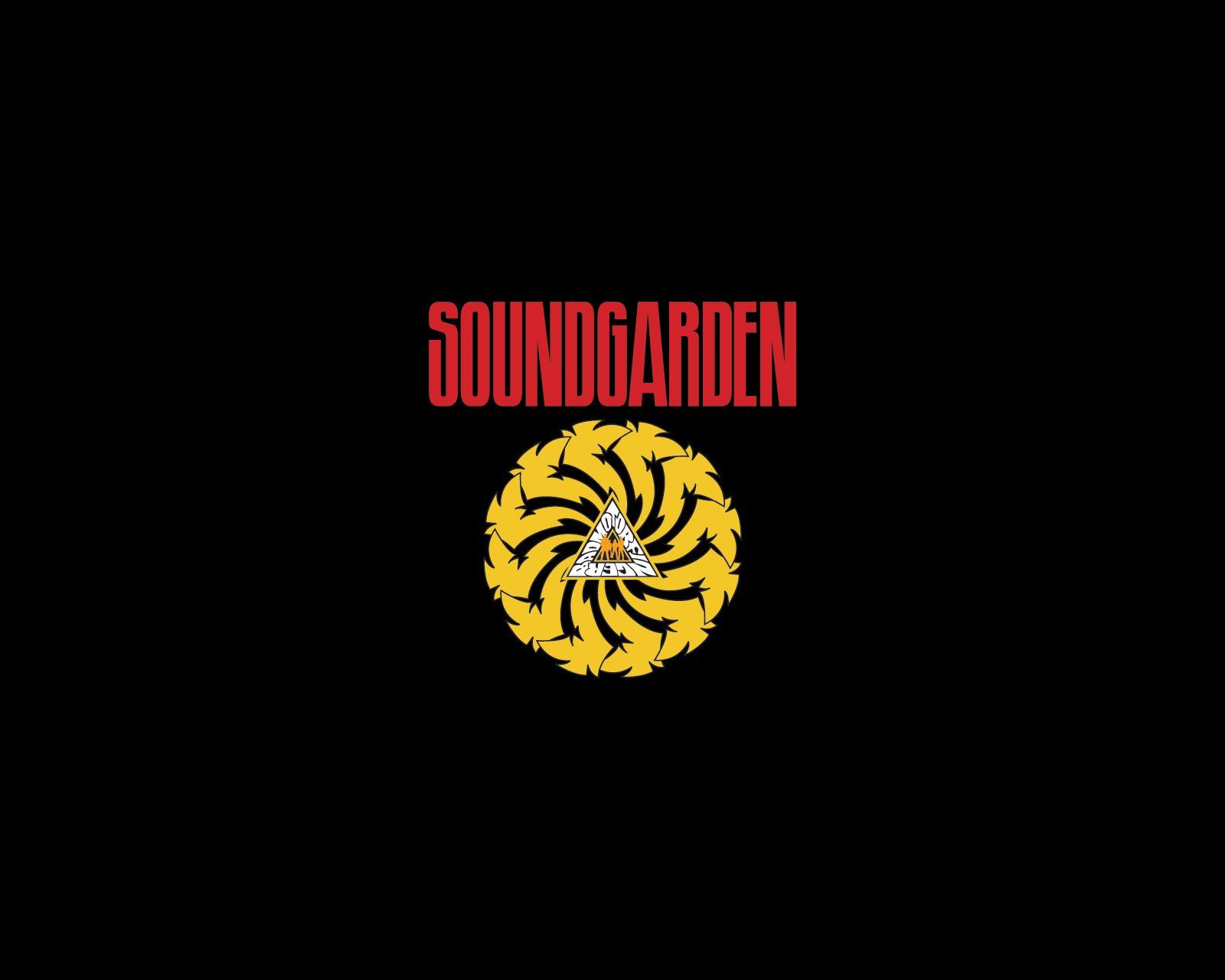 Logo Soundgarden sfondo nero, 1600x1280 HD, Desktop