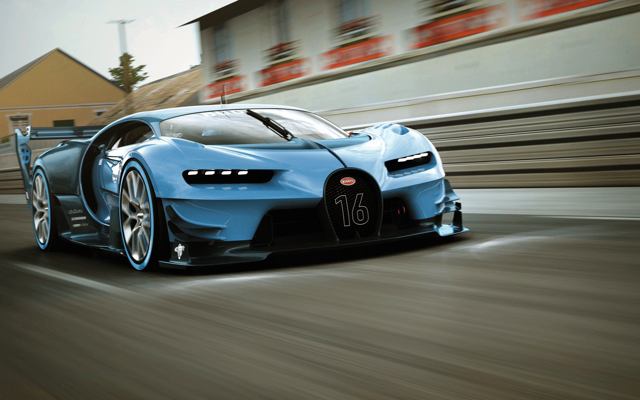 Bugatti Vision GT blu pista, 2560x1600 WQXGA, MacBook Pro