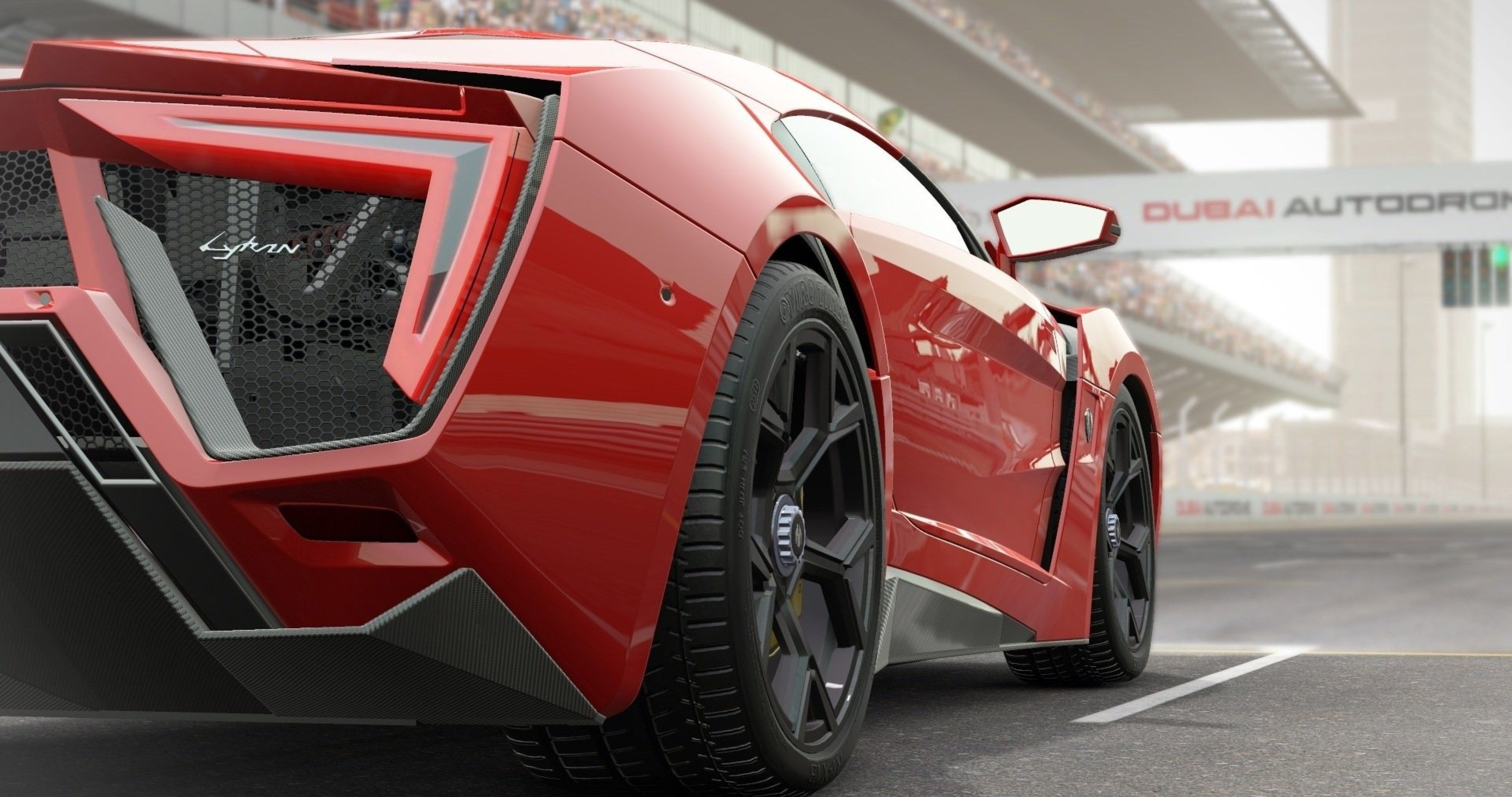 Lykan Hypersport rossa Dubai, 4096x2160 4K, Desktop 4K