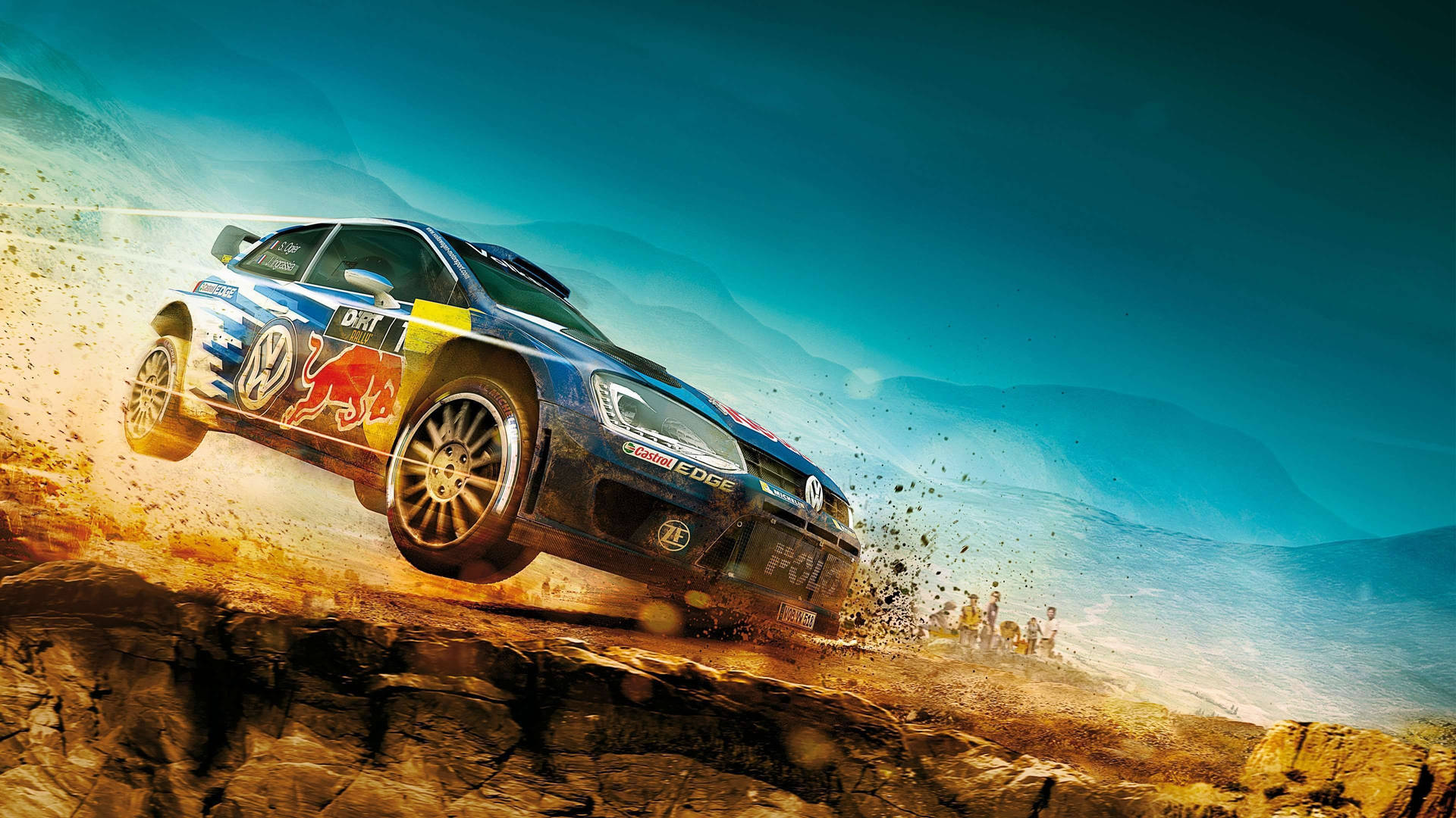 Auto rally Volkswagen Red Bull, 1920x1080 Full HD 1080p, PC