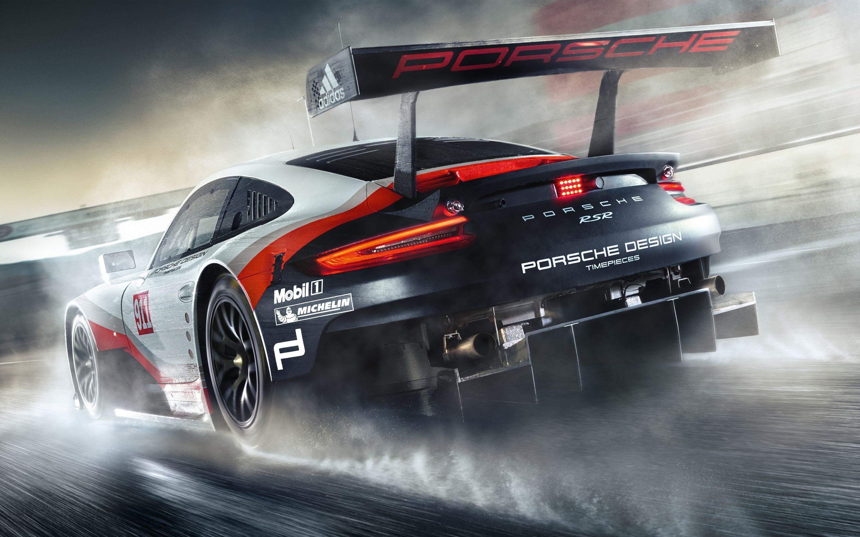 Porsche 911 RSR da corsa, sportiva tedesca, 2880x1800 2K, PC