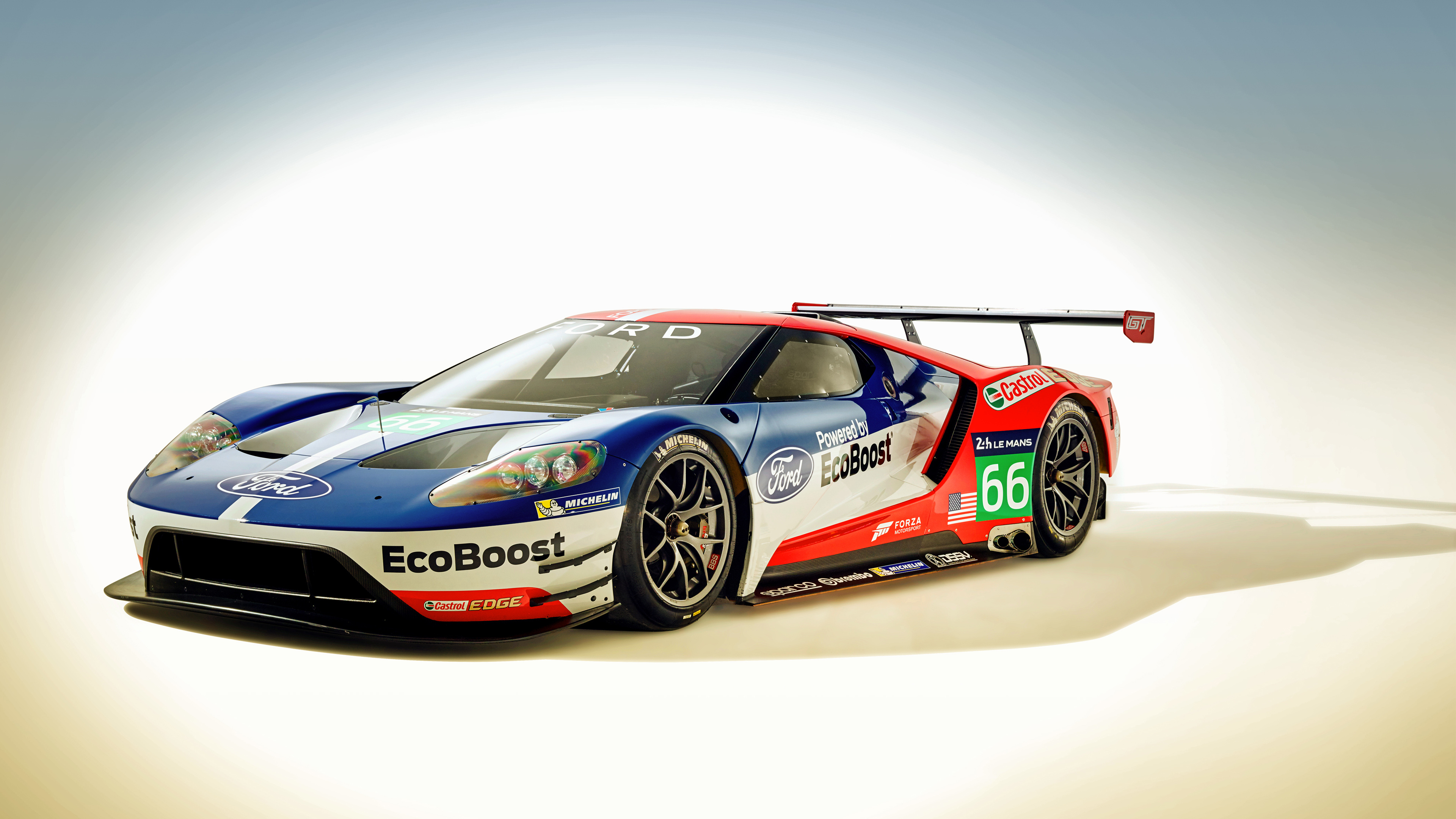 Ford GT auto da corsa, 3840x2160 4K Ultra HD, Monitor 4K