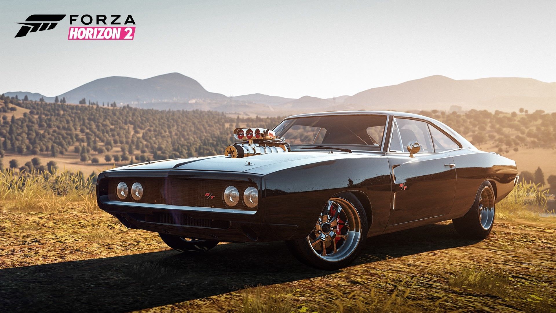 Dodge Charger nero Forza Horizon, 1920x1080 1080p, PC Desktop