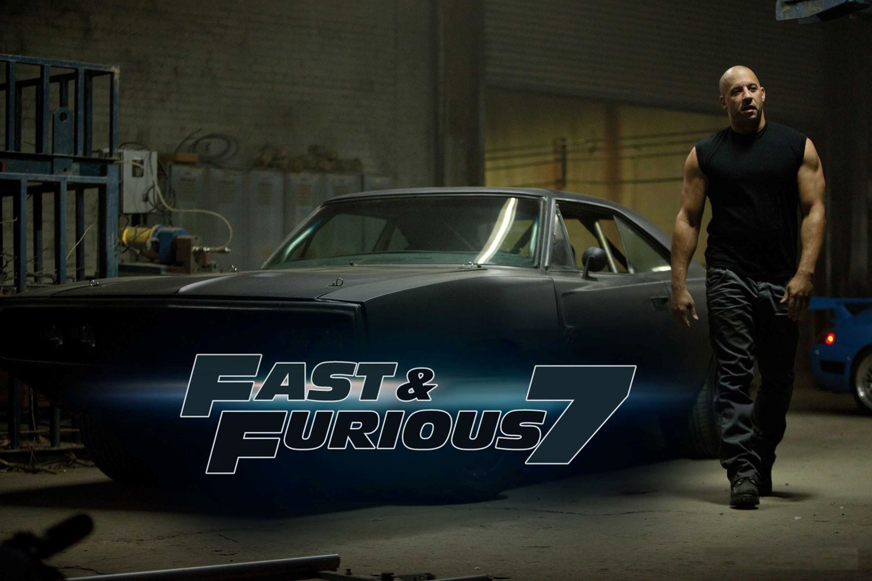 Vin Diesel con auto Dodge Charger, 3000x2000 WQXGA, Desktop
