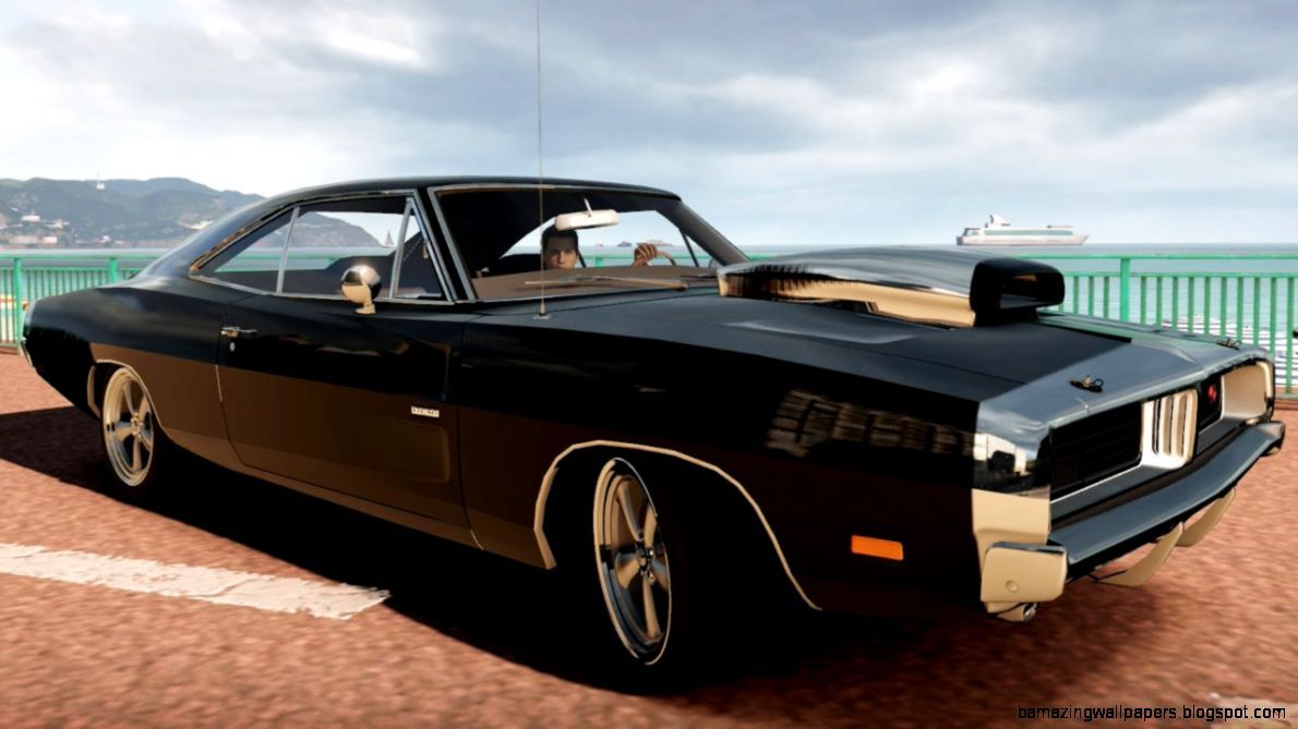 Dodge Charger nera, Fast and Furious, 1190x669 HD, Laptop