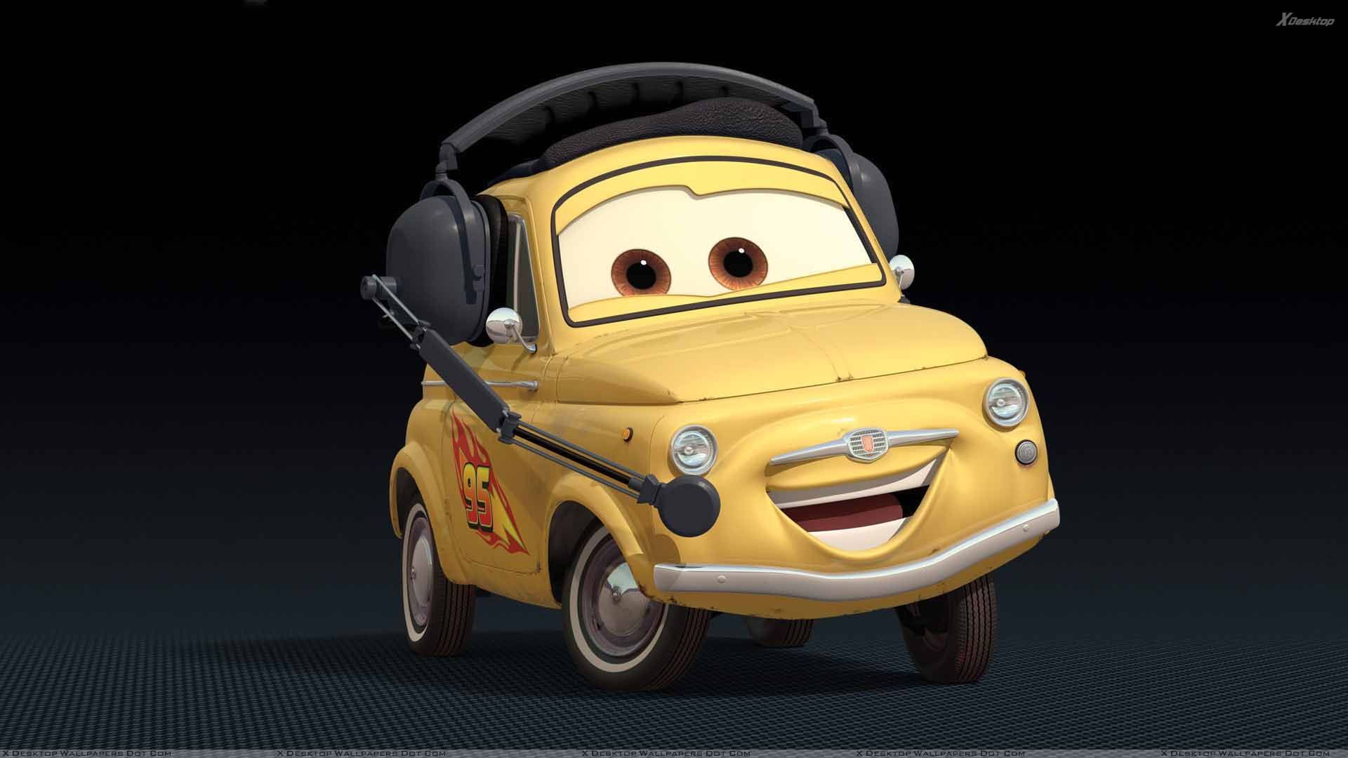 Luigi, Cars, auto gialla, 1920x1080 1080p, Laptop