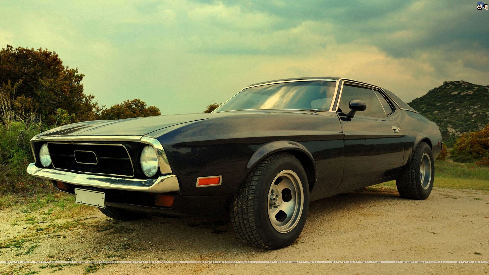 Ford Mustang nera classica, 1920x1080 1080p, PC